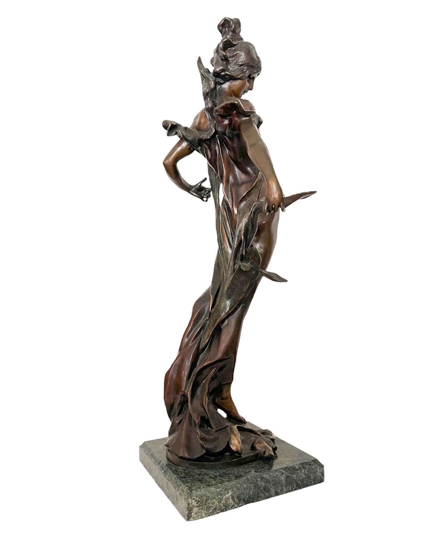 Bronze Sculpture of Diana After Pierre Roche (French 1855 - 1922) For Sale 5