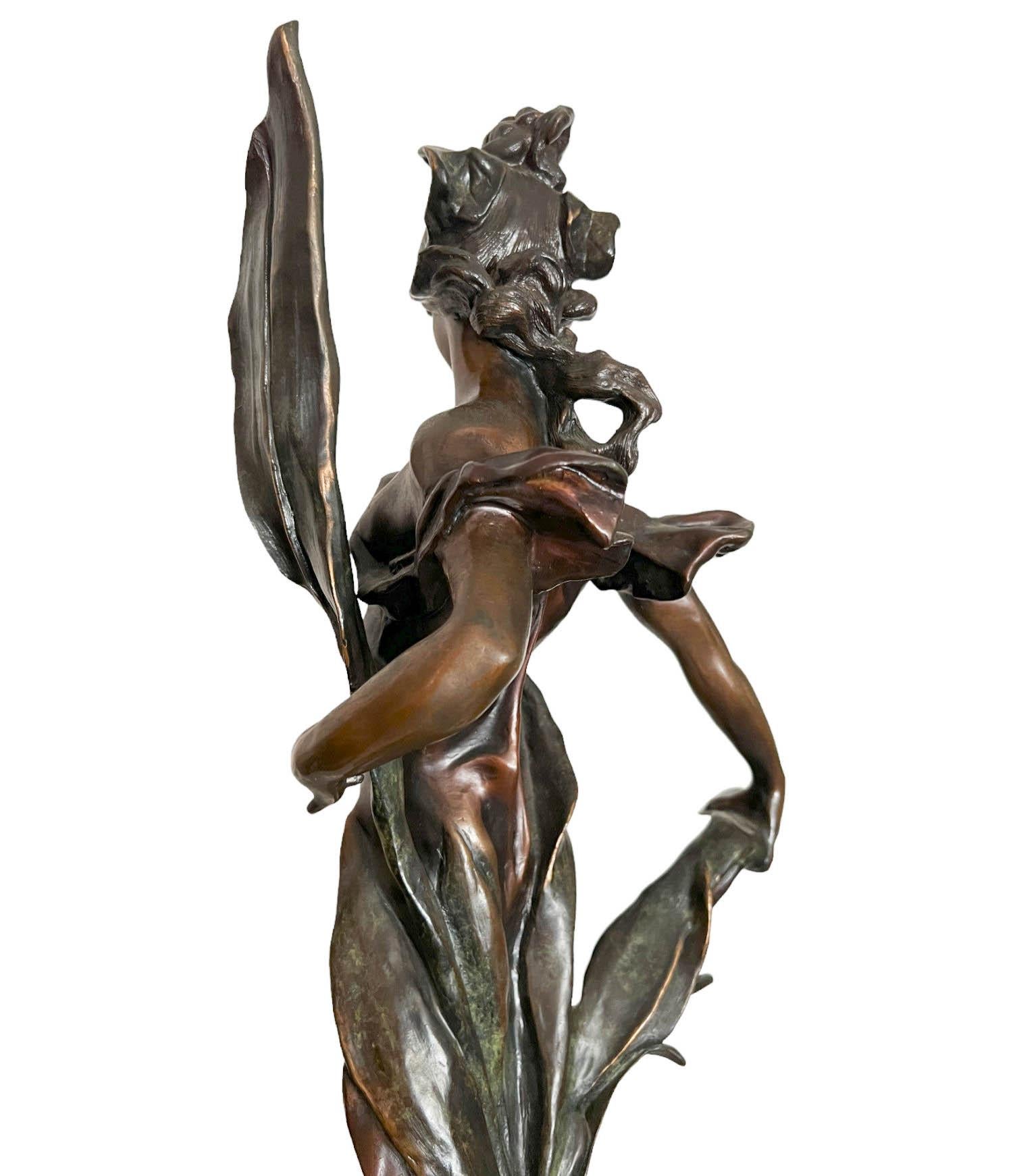 Bronze Sculpture of Diana After Pierre Roche (French 1855 - 1922) For Sale 2