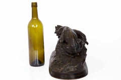 Bronze Sculpture of Dogs Hunting by Pierre-Jules Mene