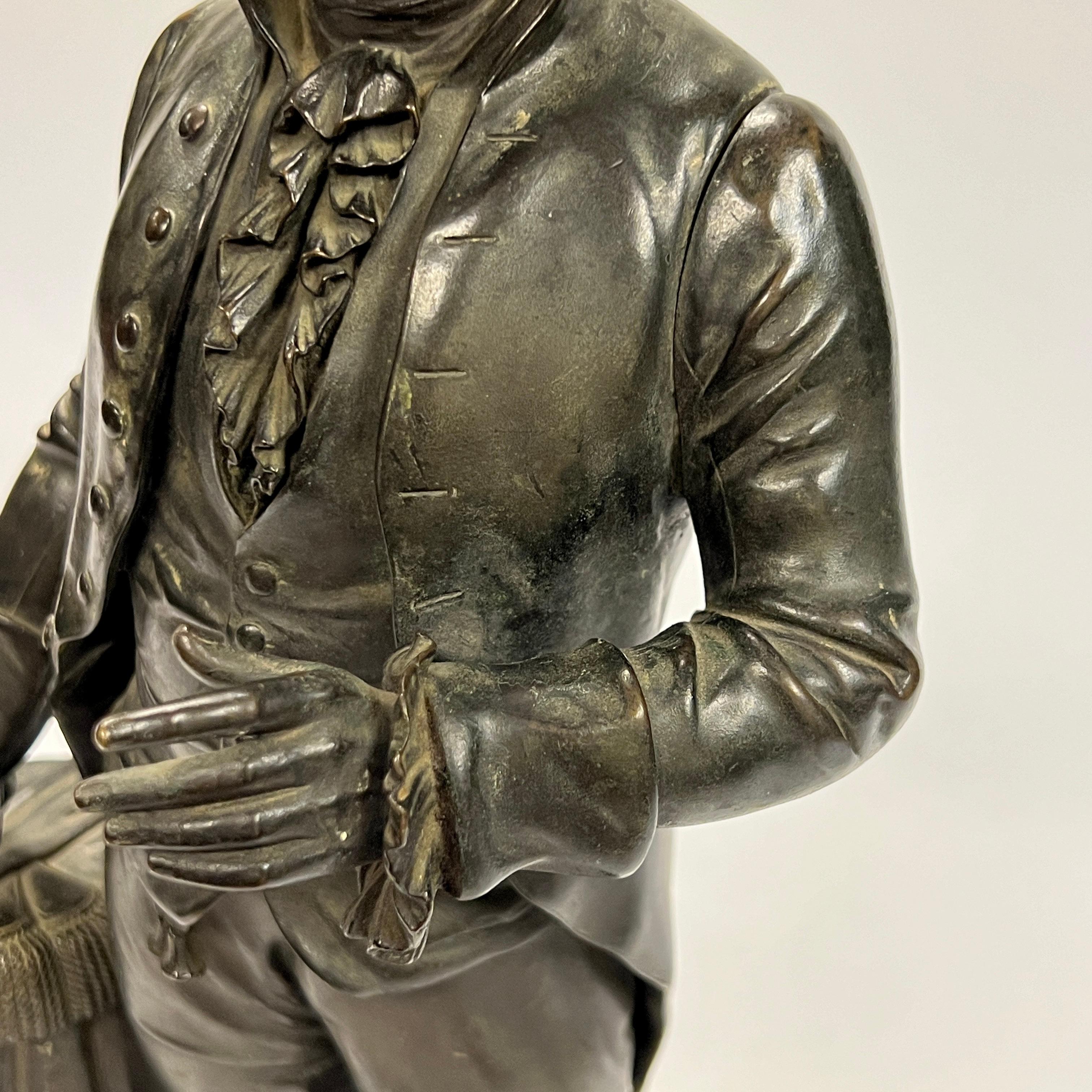 Bronze Sculpture of George Washington After Emile Boyer (French, 1877-1948) 7