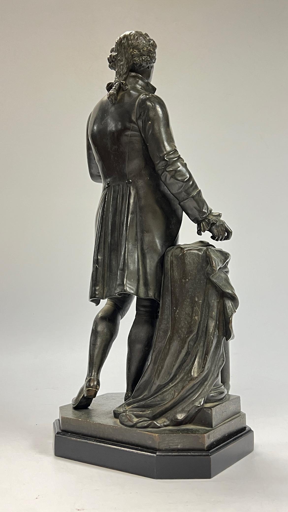 Bronze Sculpture of George Washington After Emile Boyer (French, 1877-1948) In Good Condition In New York, NY