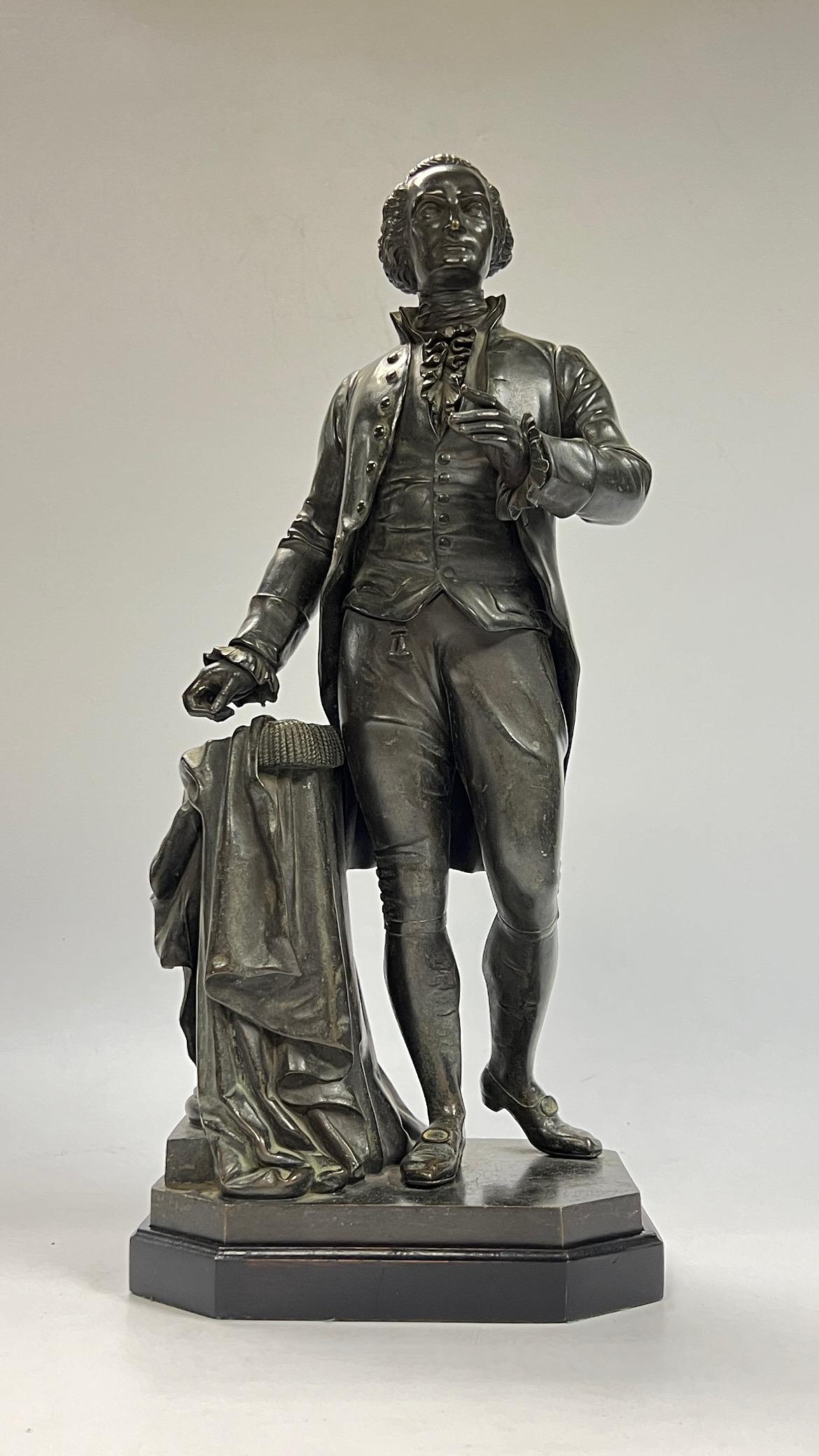 20th Century Bronze Sculpture of George Washington After Emile Boyer (French, 1877-1948)