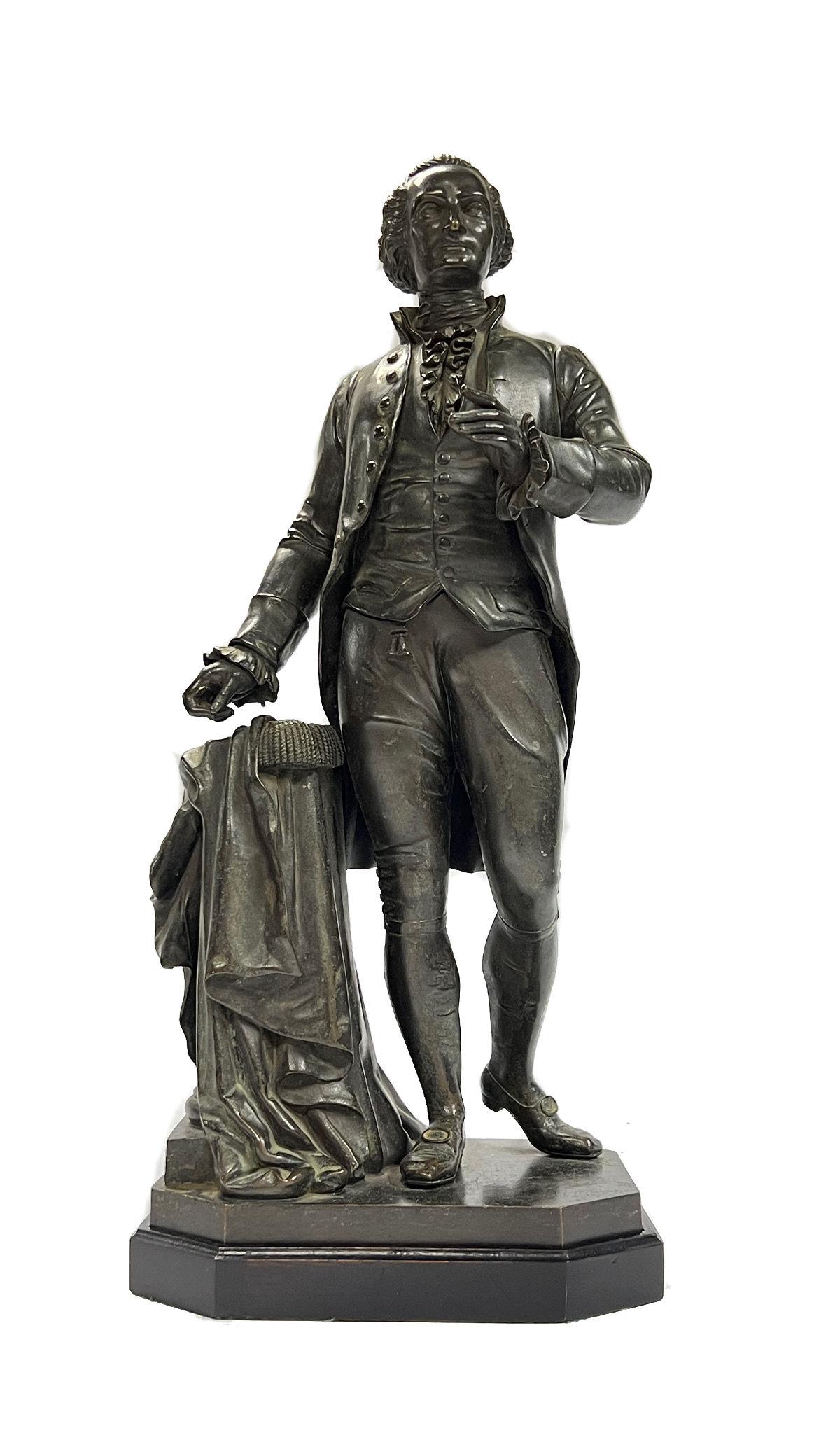 Bronze Sculpture of George Washington After Emile Boyer (French, 1877-1948) 1