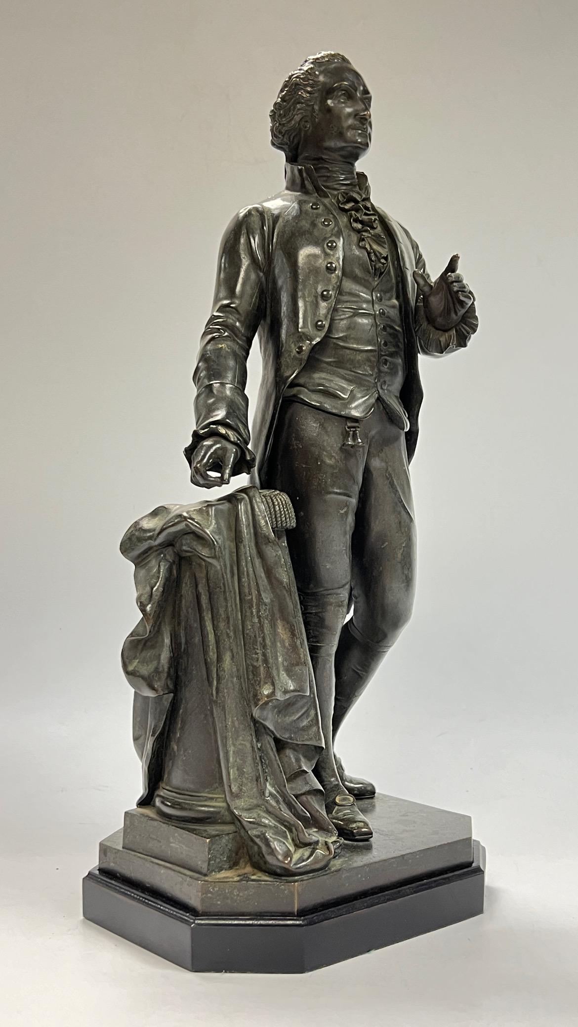 Bronze Sculpture of George Washington After Emile Boyer (French, 1877-1948) 2