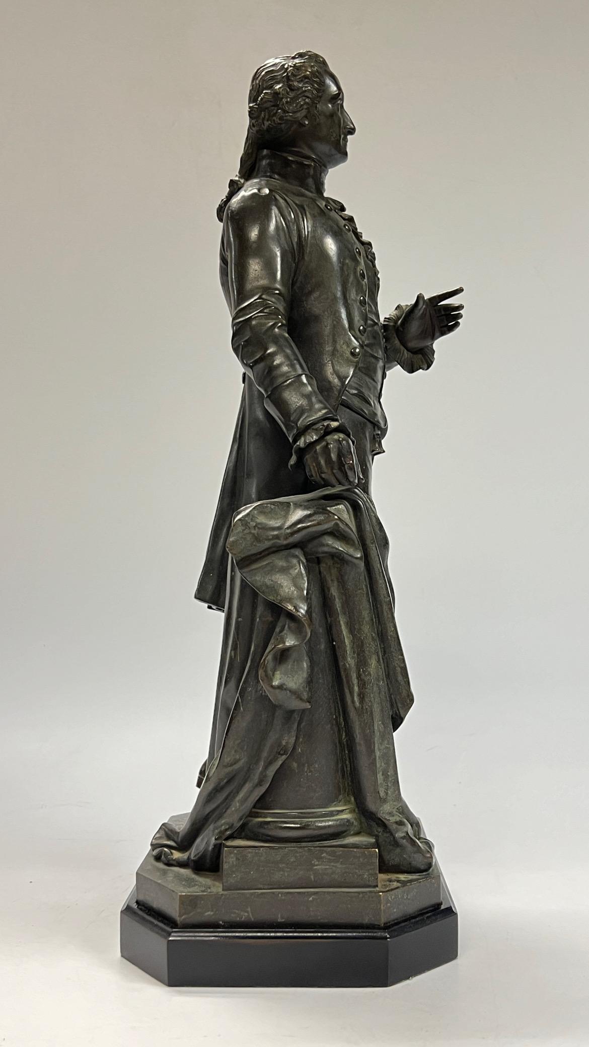 Bronze Sculpture of George Washington After Emile Boyer (French, 1877-1948) 3