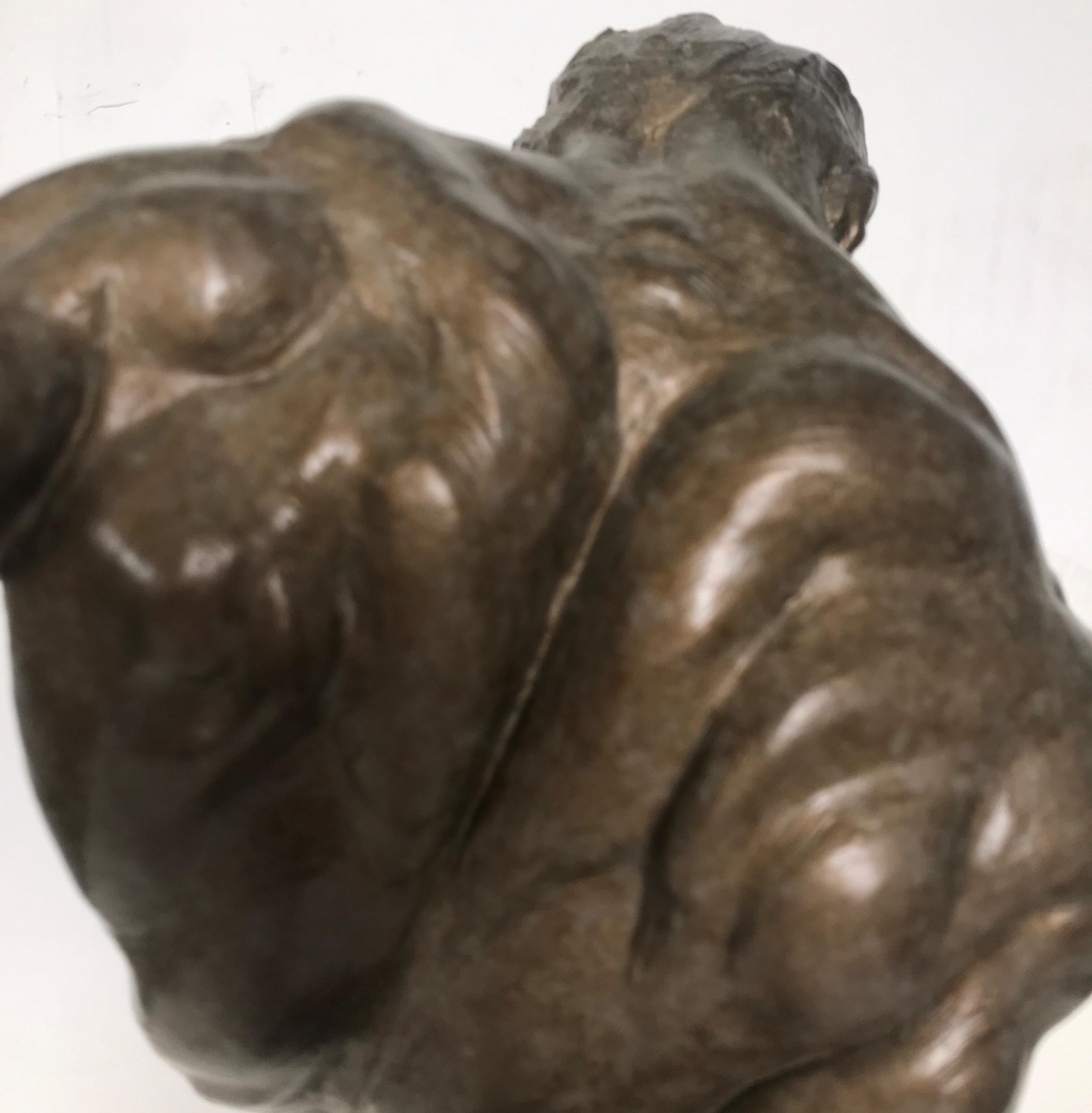 Bronze Sculpture of Gymnast by Richard MacDonald 4
