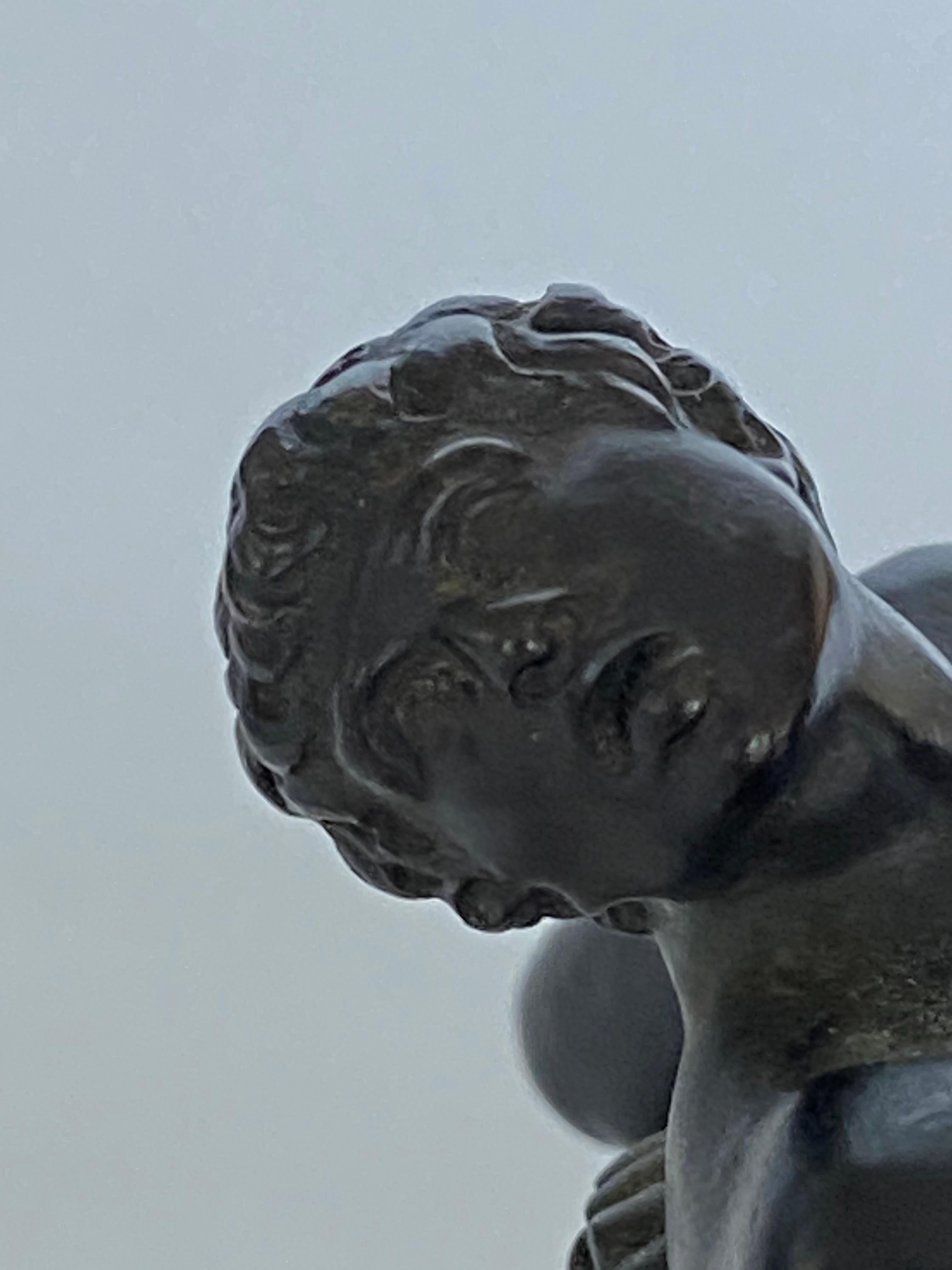 Cast Bronze Sculpture of Hercules and Antaeus, after Stefano Maderno, 19th Century