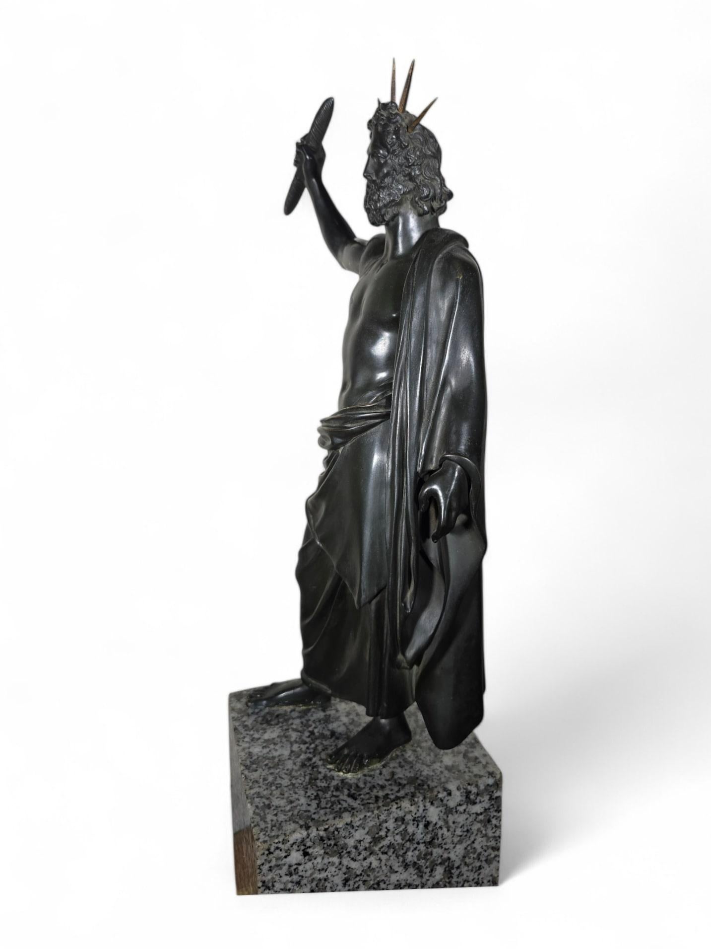 Bronze Sculpture of Jupiter, 18th Century For Sale 11