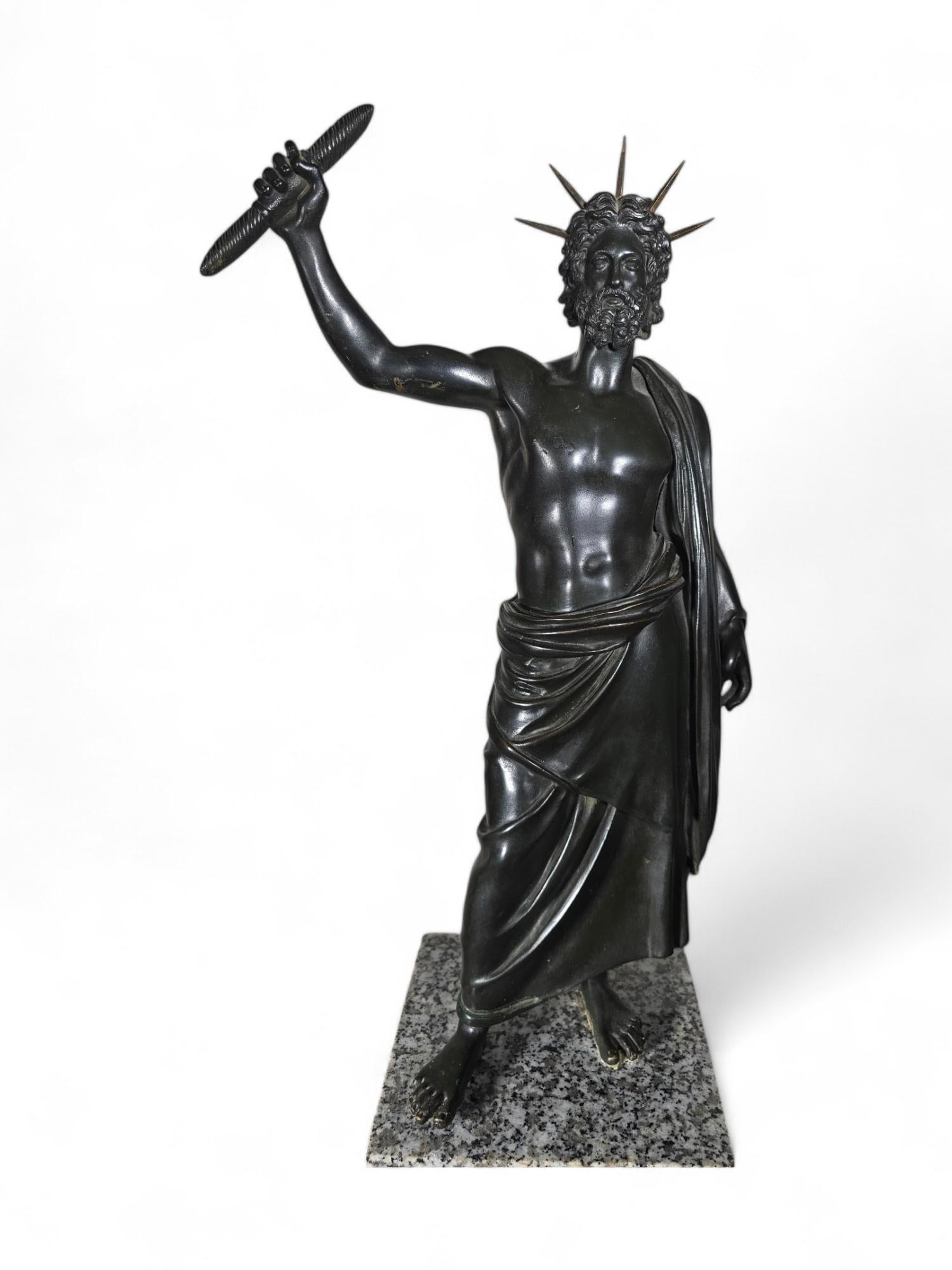 Bronze Sculpture of Jupiter, 18th Century For Sale 13