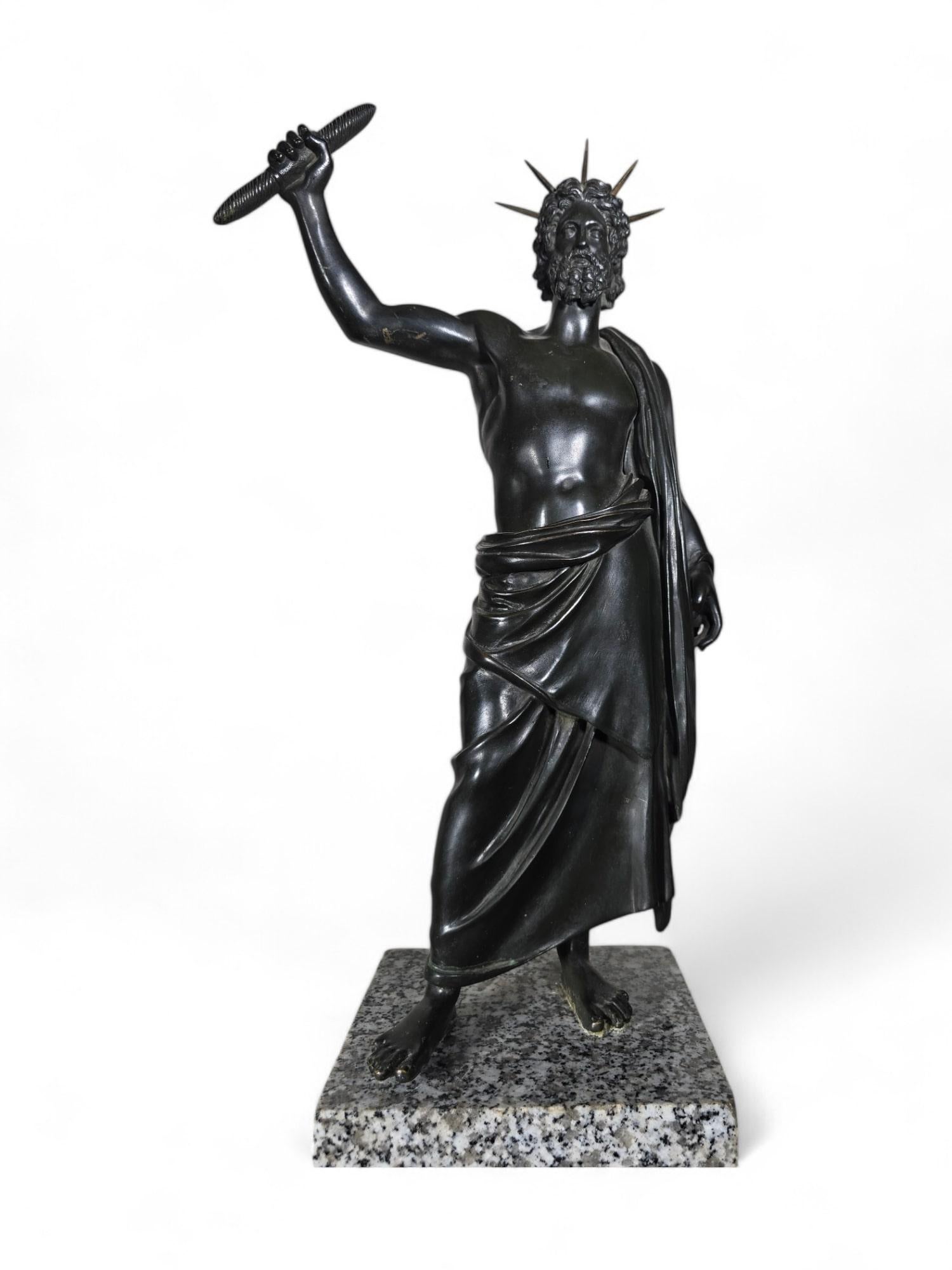 Bronze Sculpture of Jupiter, 18th Century For Sale 16