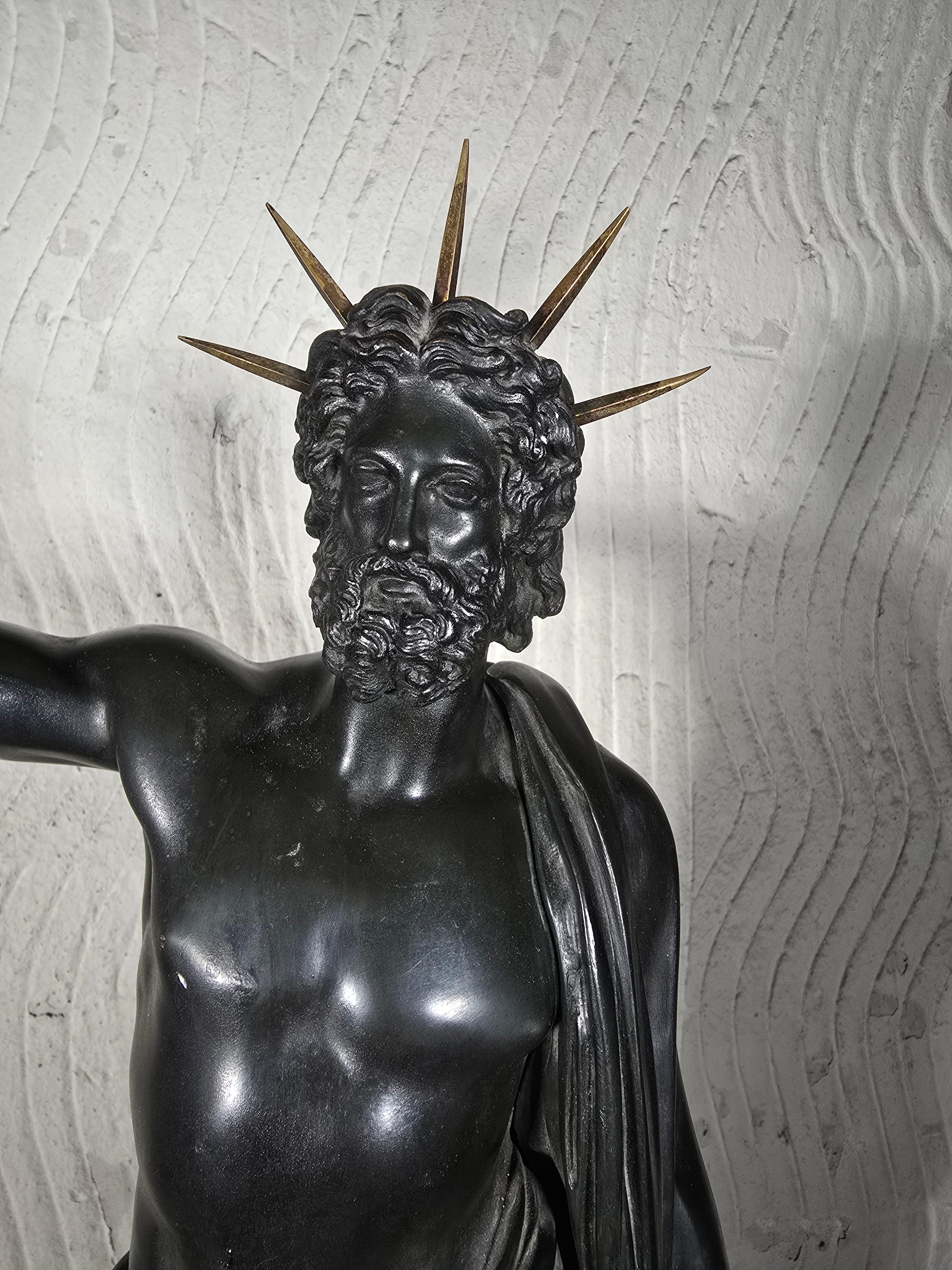 Bronze Sculpture of Jupiter, 18th Century For Sale 1
