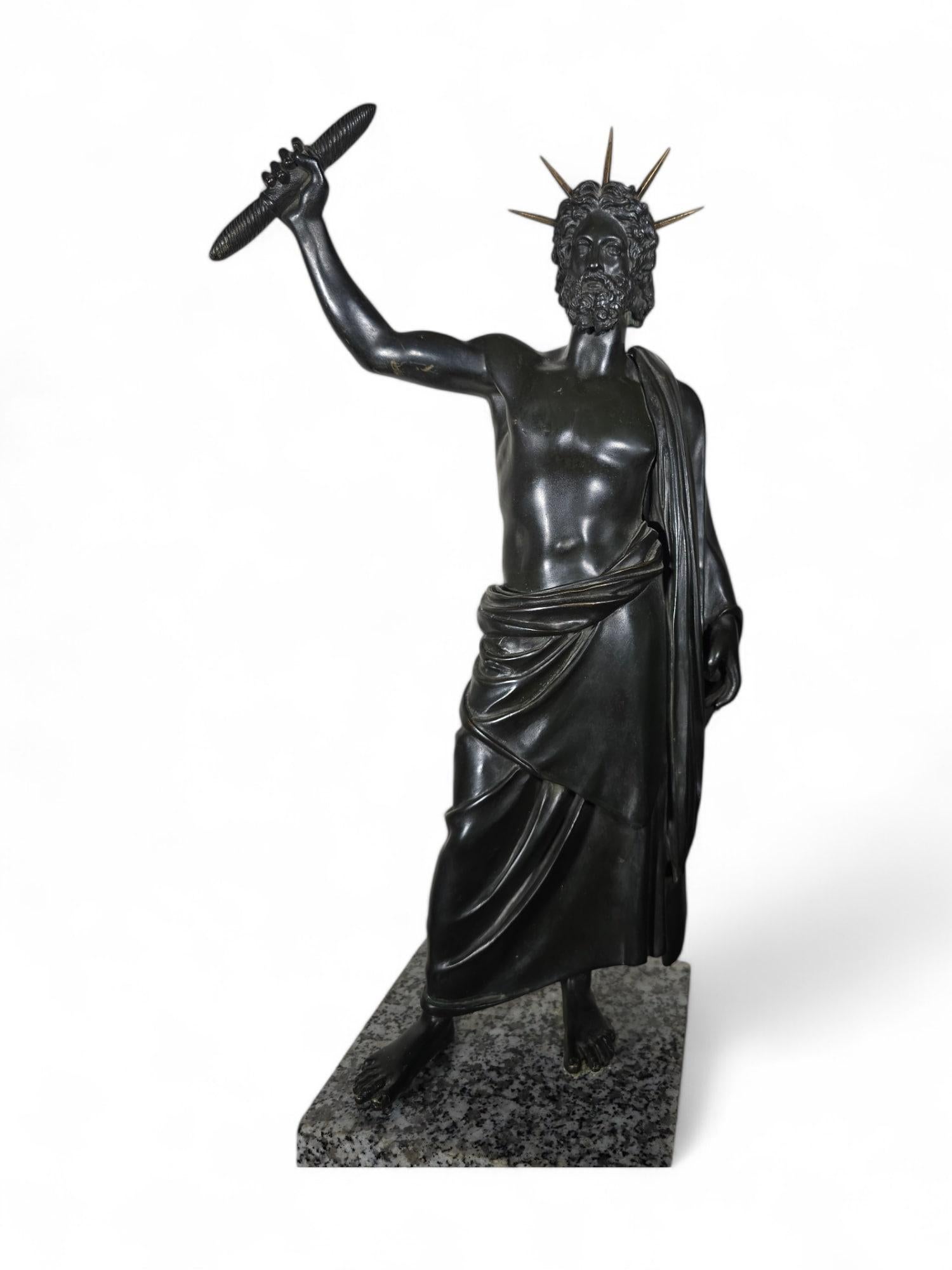 Bronze Sculpture of Jupiter, 18th Century For Sale 3