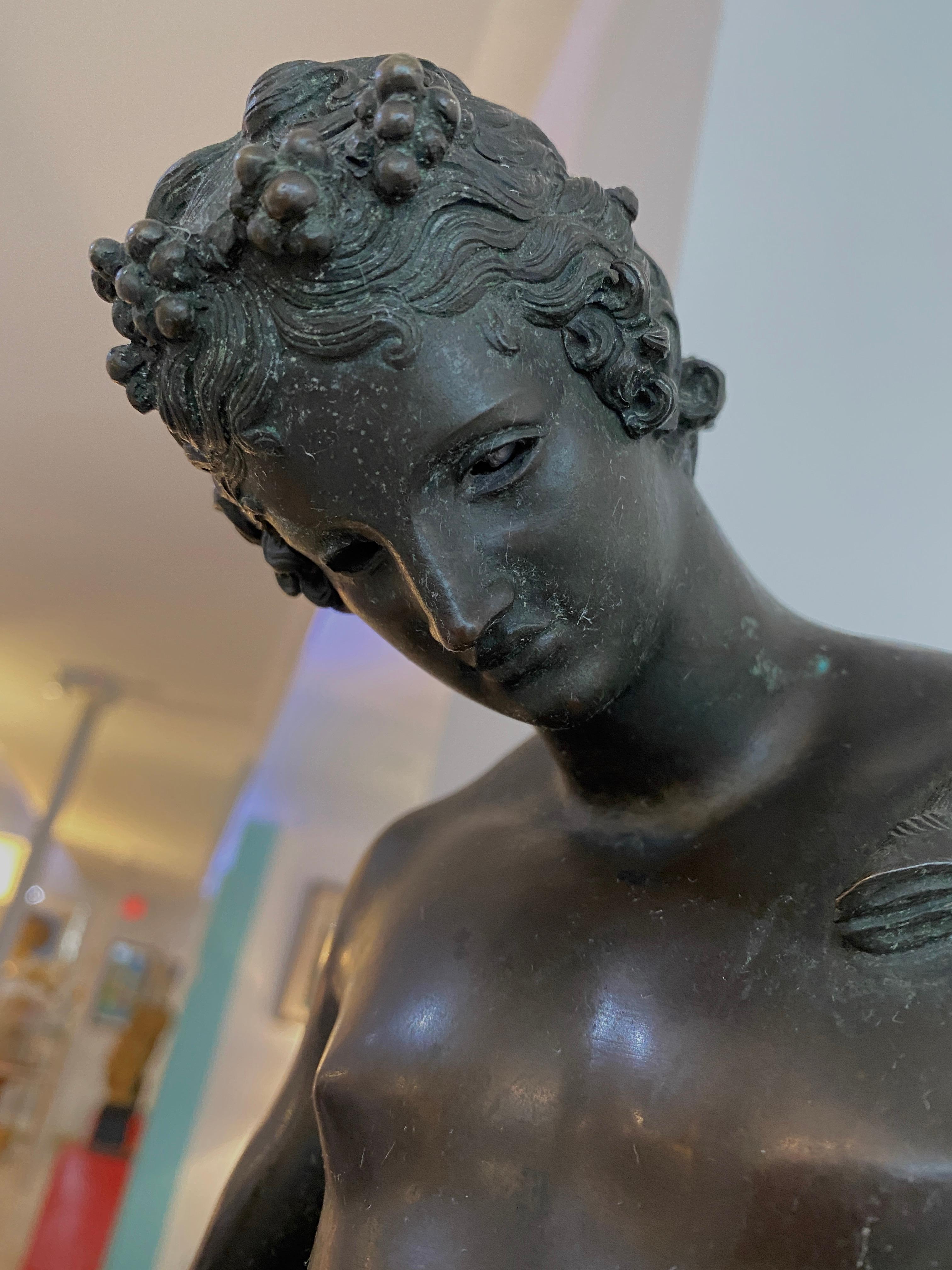Bronze Sculpture of Narcissus by G Anodio 6