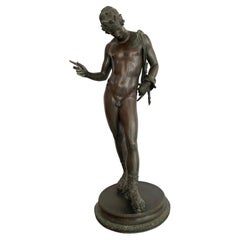 Bronze Sculpture of Narcissus by G Anodio