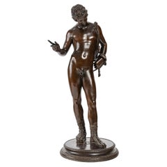 Bronze Sculpture of Narcissus from the 19th Century.