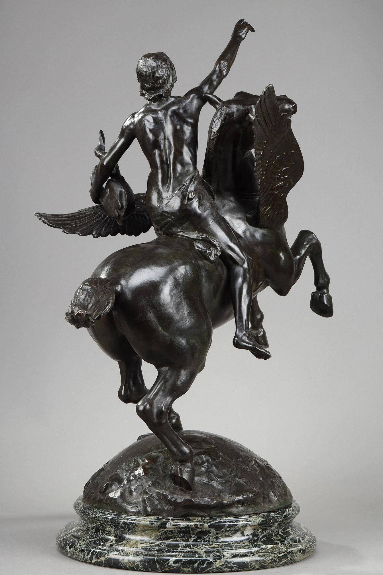 Patinated Bronze Sculpture of 