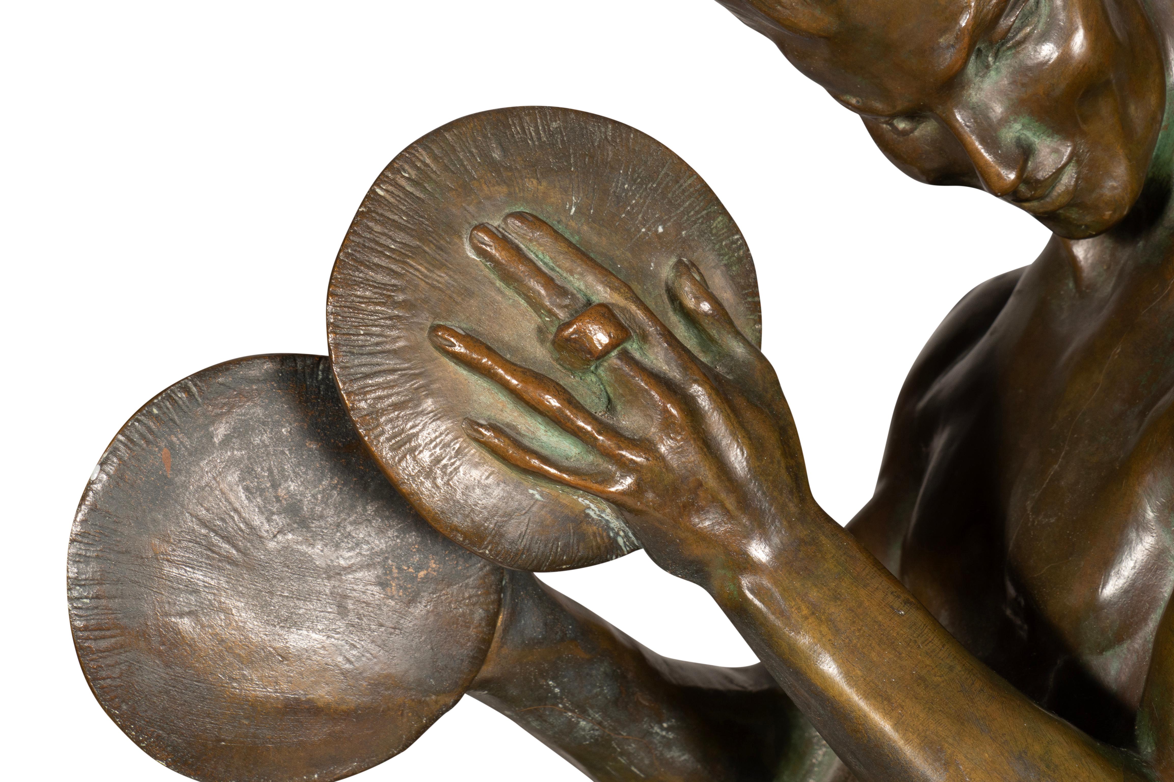 Bronze Sculpture Of Pan By Myra Reynolds Richards 4