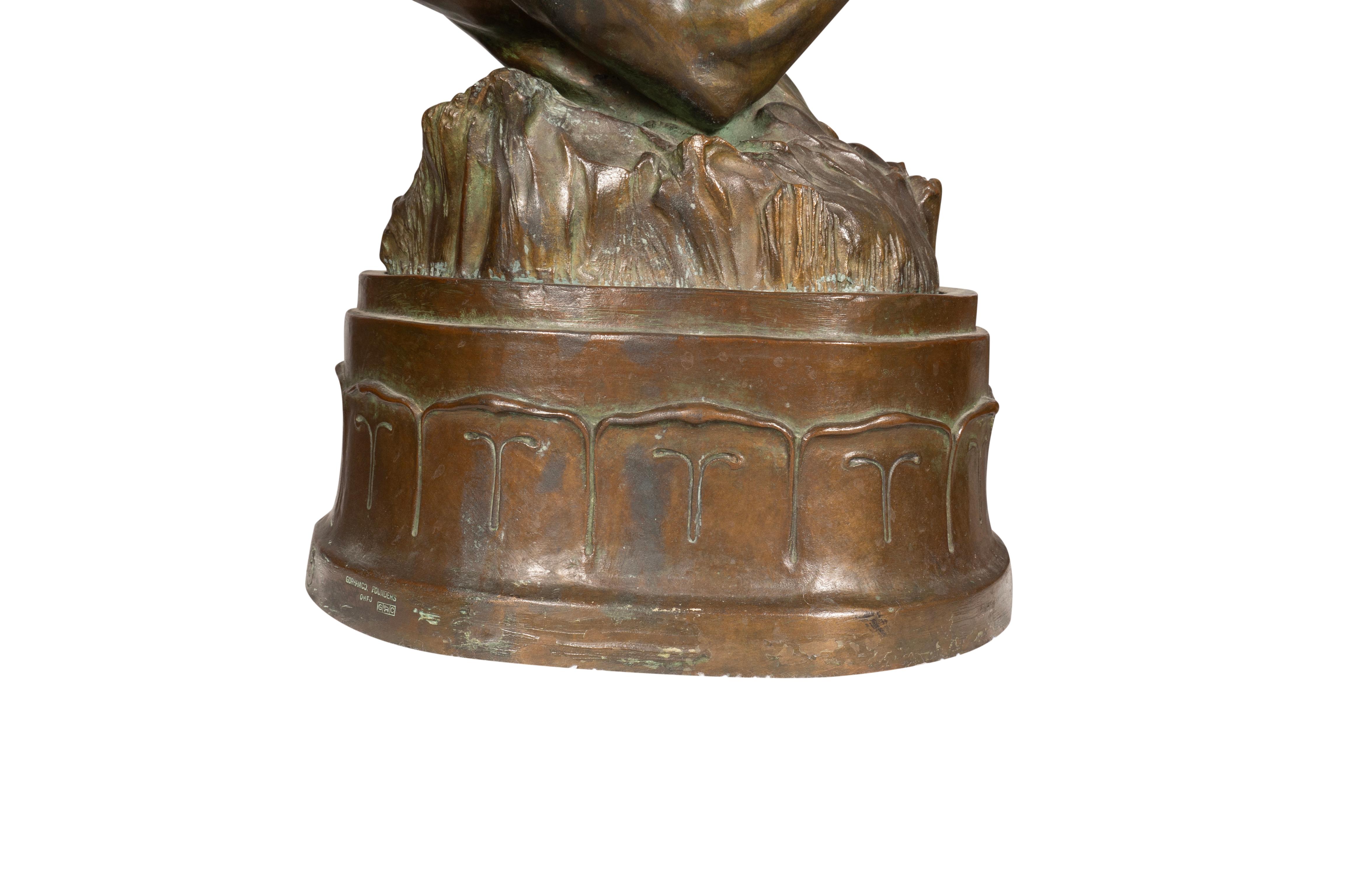Bronze Sculpture Of Pan By Myra Reynolds Richards 10