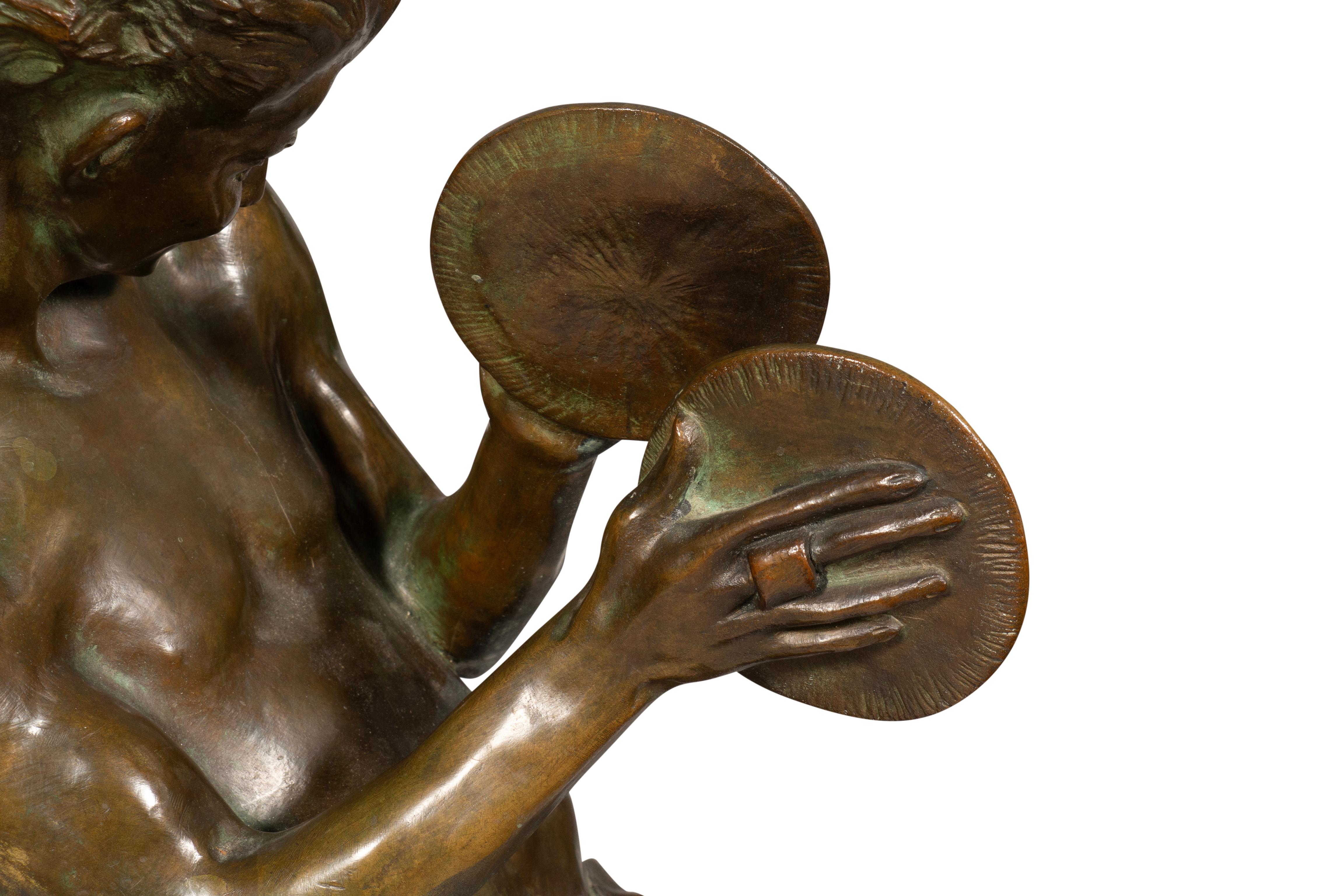 Bronze Sculpture Of Pan By Myra Reynolds Richards 1