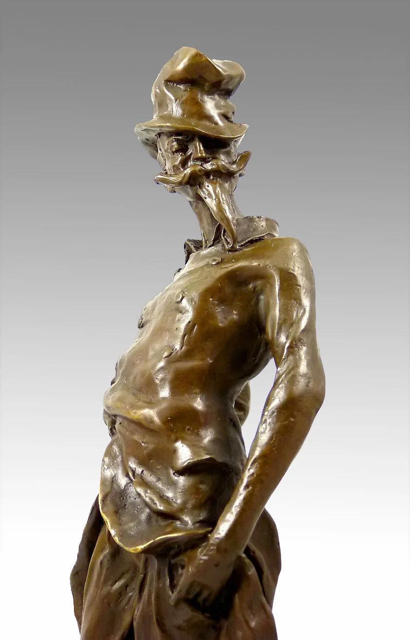 Bronzeskulptur von Ratapoil nach Honoré Daumier, 20. Jahrhundert. im Angebot 1