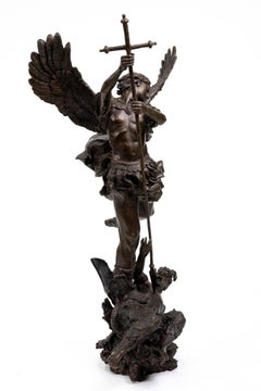 Bronze sculpture of Saint Michael