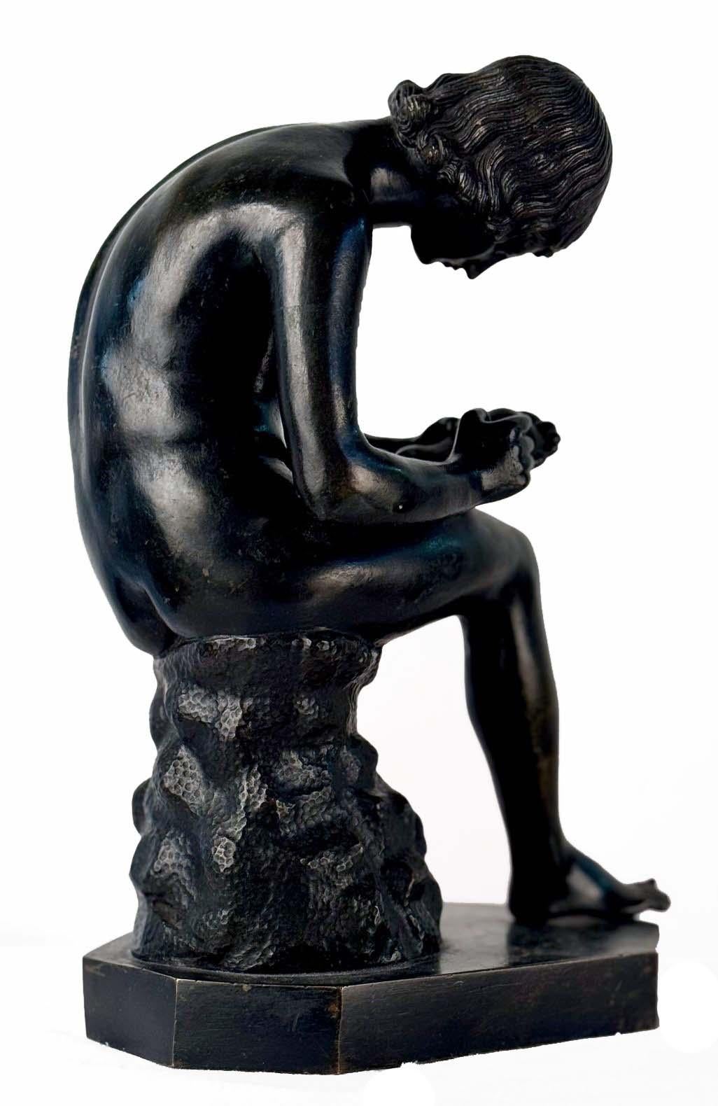 Calco Scultura in bronzo di Spinario o Ragazzo con una spina in vendita