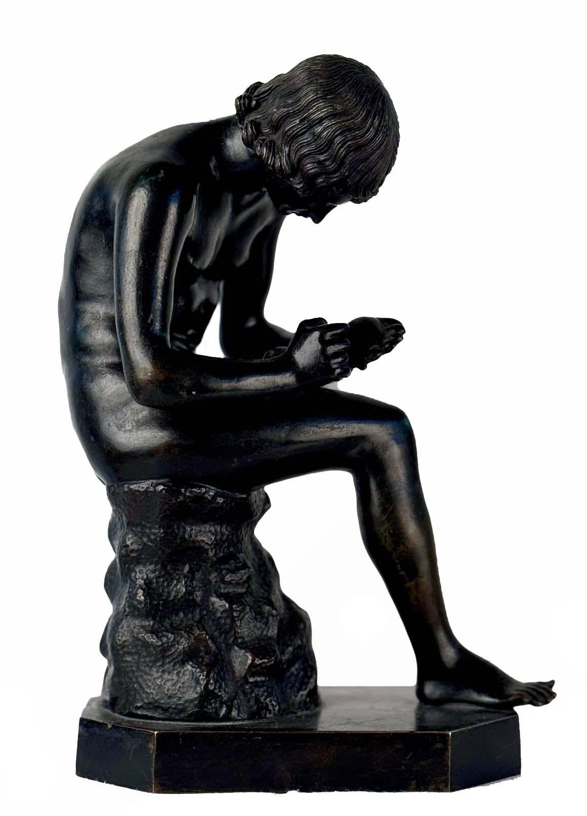 Scultura in bronzo di Spinario o Ragazzo con una spina In condizioni buone in vendita a Montreal, QC