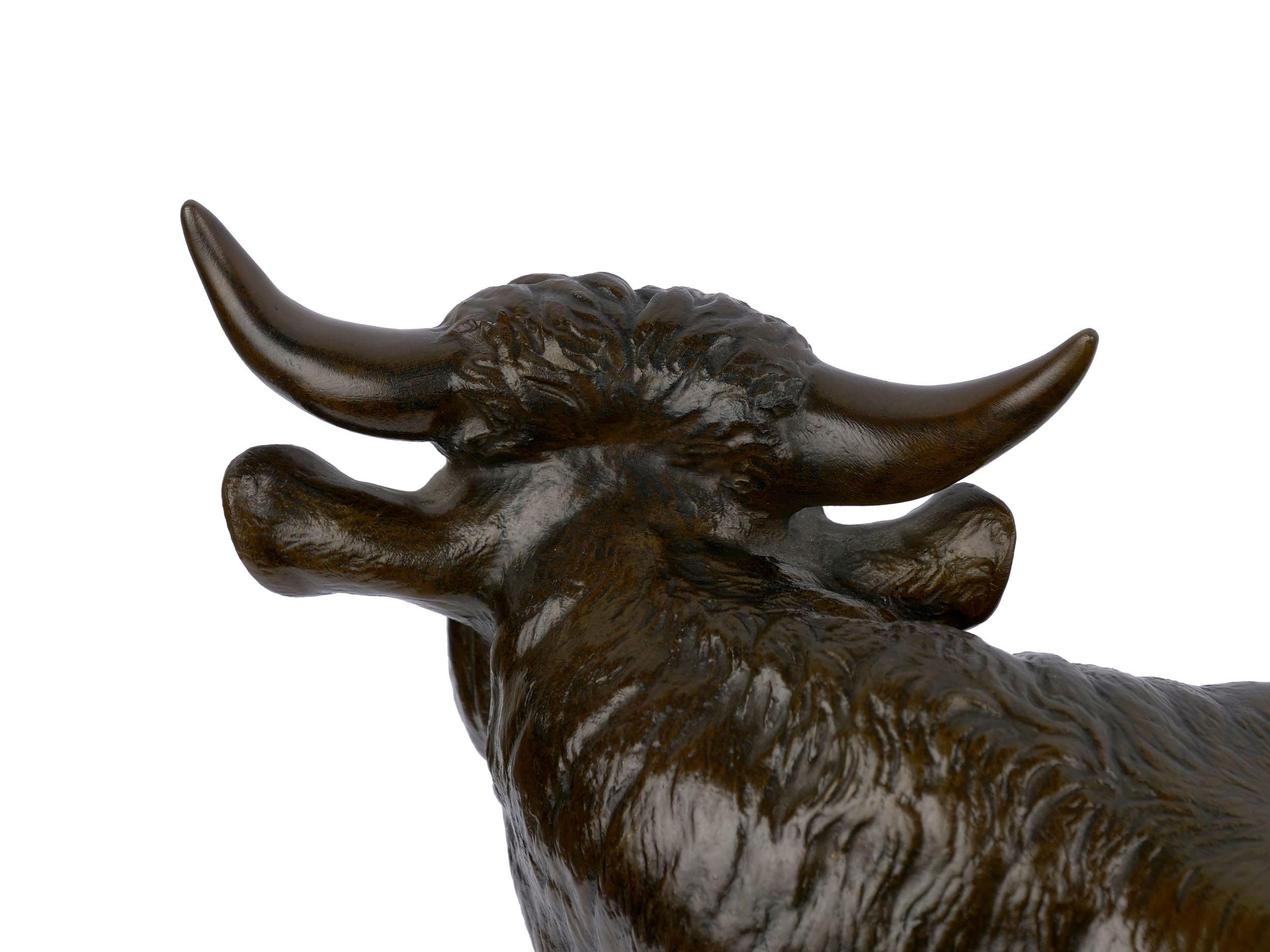 Bronze Sculpture of “Striding Bull” by Isidore Jules Bonheur, Cast by Peyrol 4