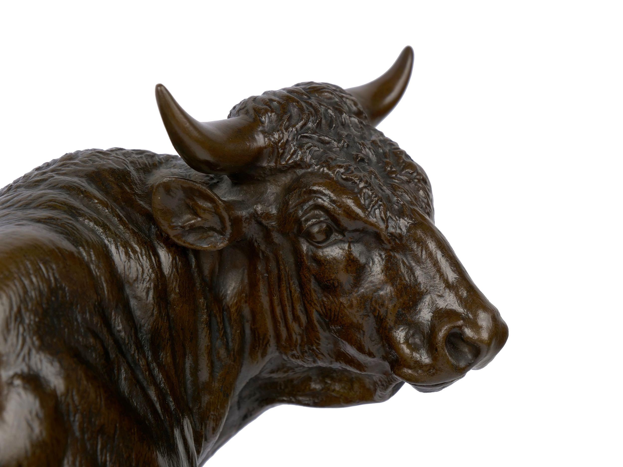 Bronze Sculpture of “Striding Bull” by Isidore Jules Bonheur, Cast by Peyrol 2