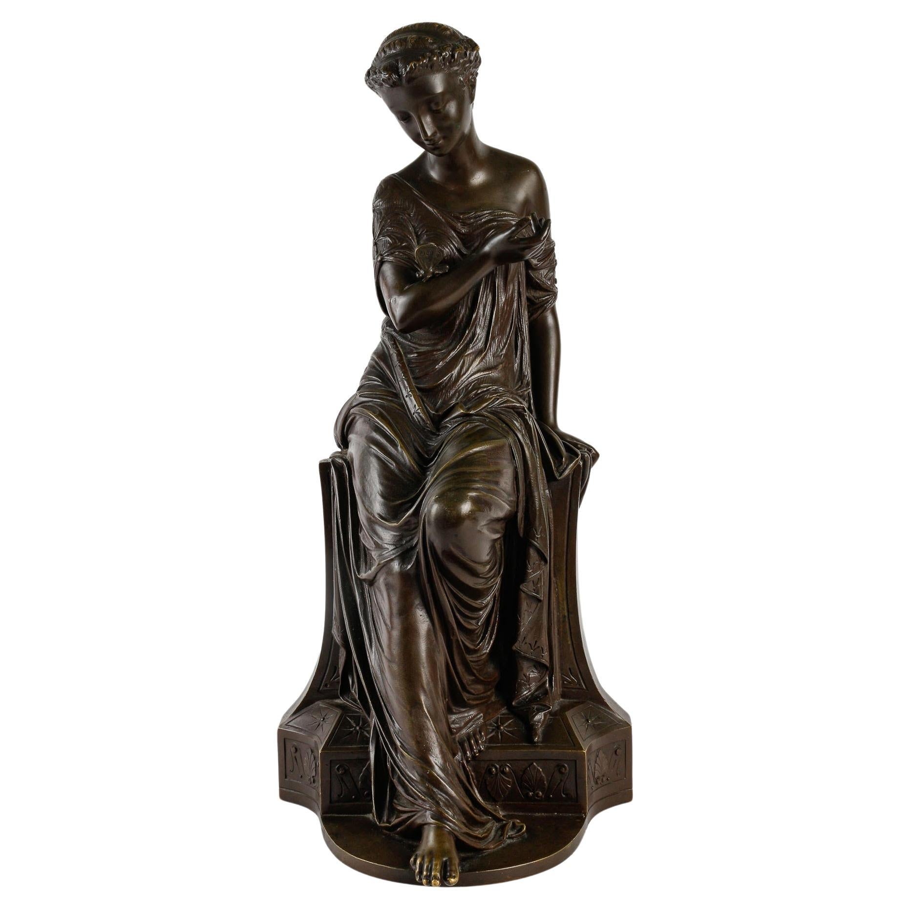 Bronze Sculpture of the Artist Joseph Charles de Blezer. For Sale