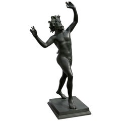 Bronze Sculpture Of The Dancing Faun