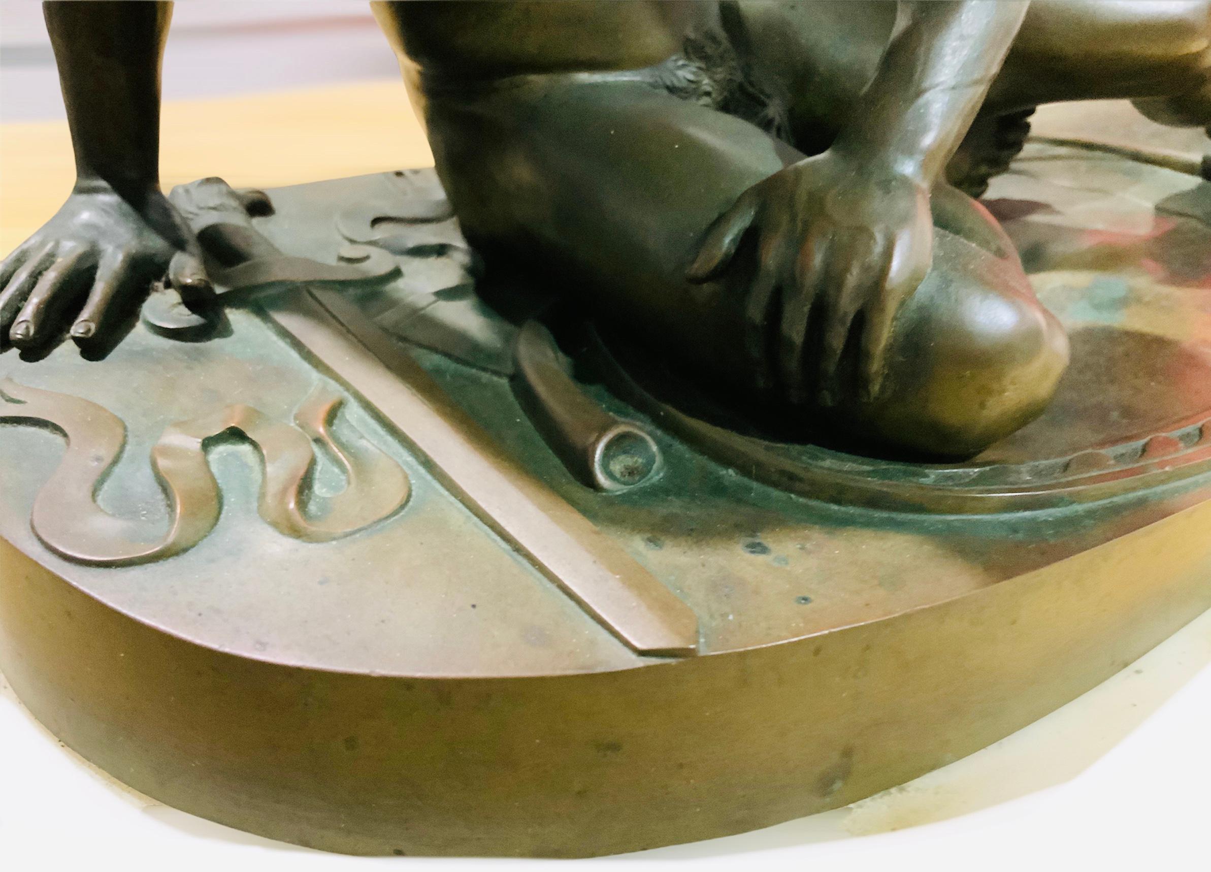 Neoclassical Bronze Sculpture of the Dying Gaul