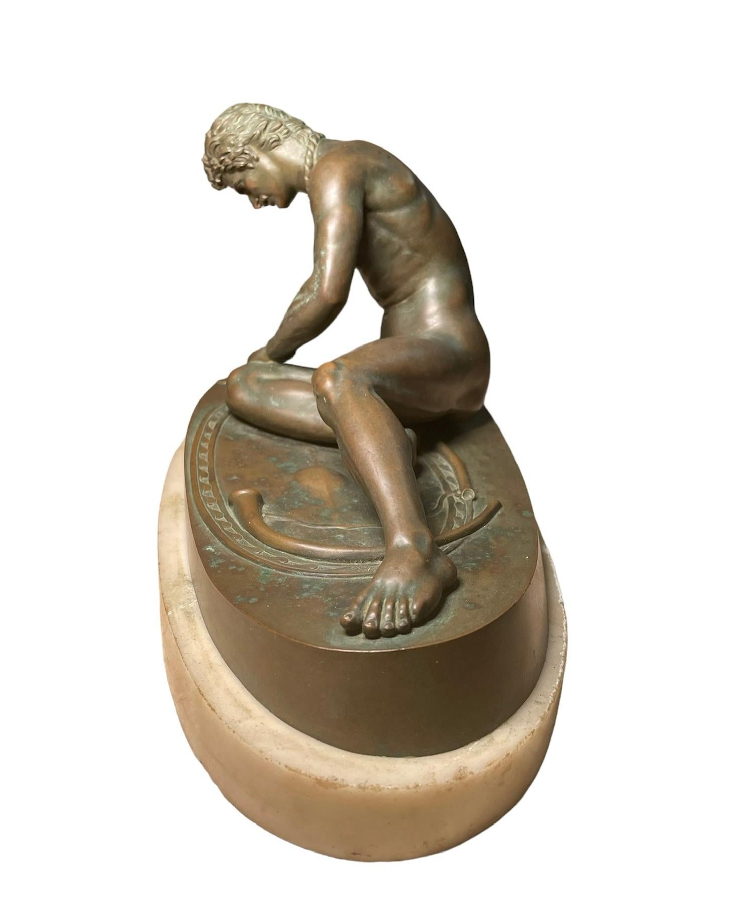 Bronze Sculpture of the Dying Gaul In Good Condition In Guaynabo, PR