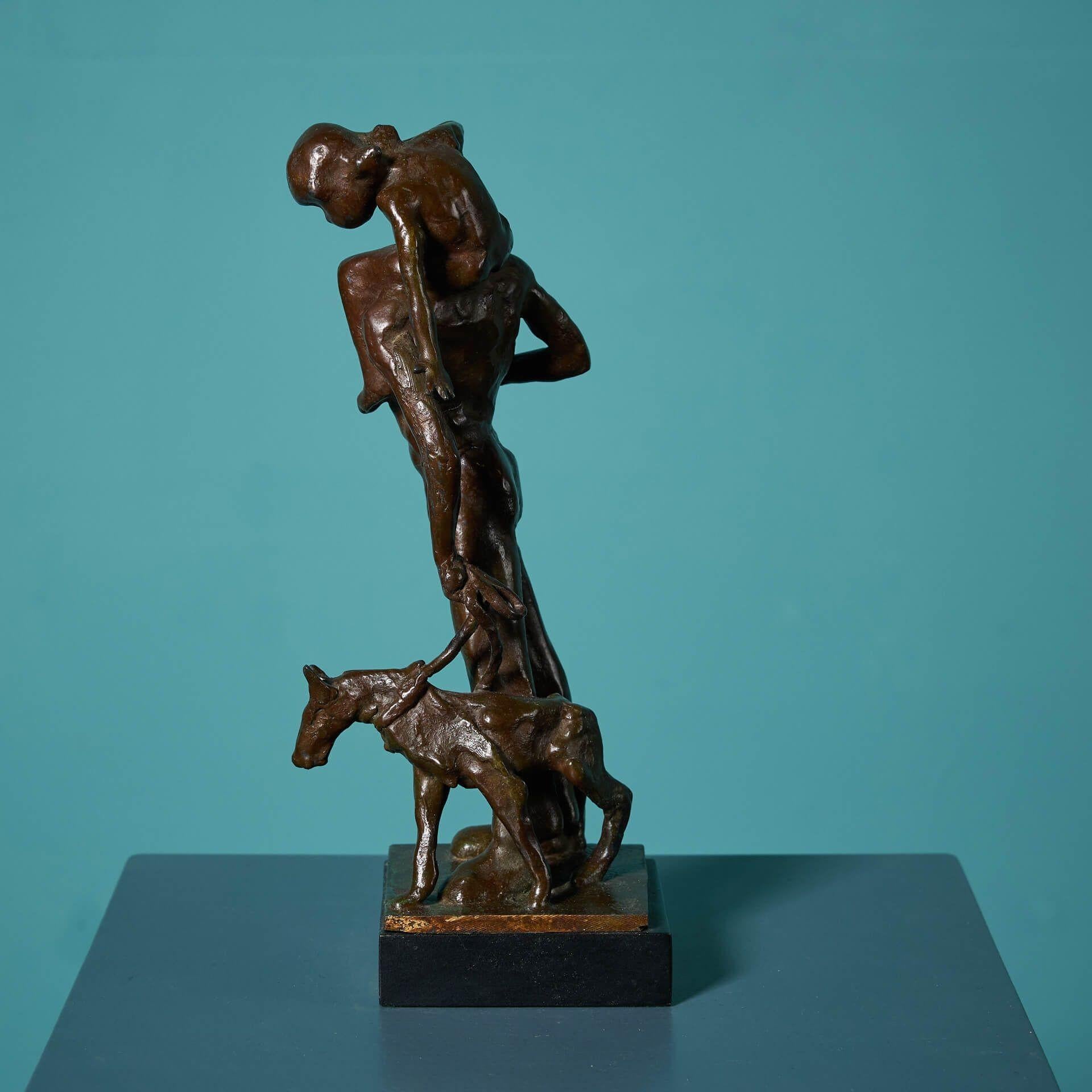 XX secolo Scultura in bronzo di 