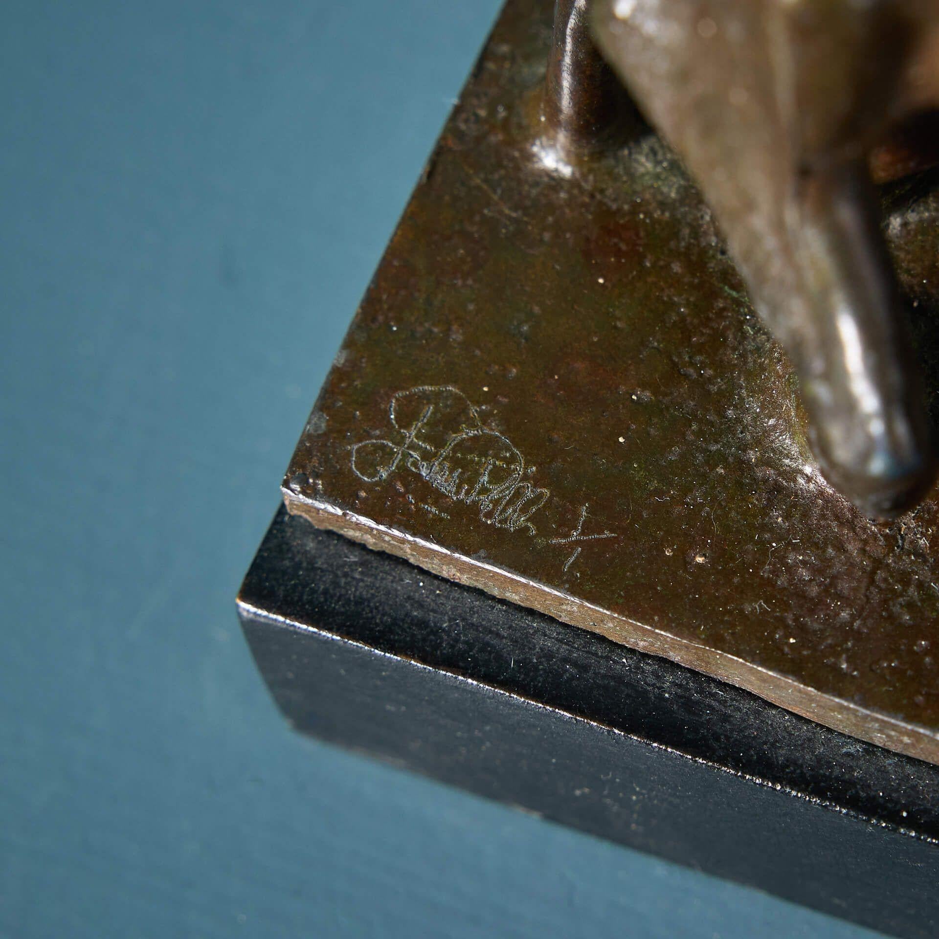 Metallo Scultura in bronzo di 