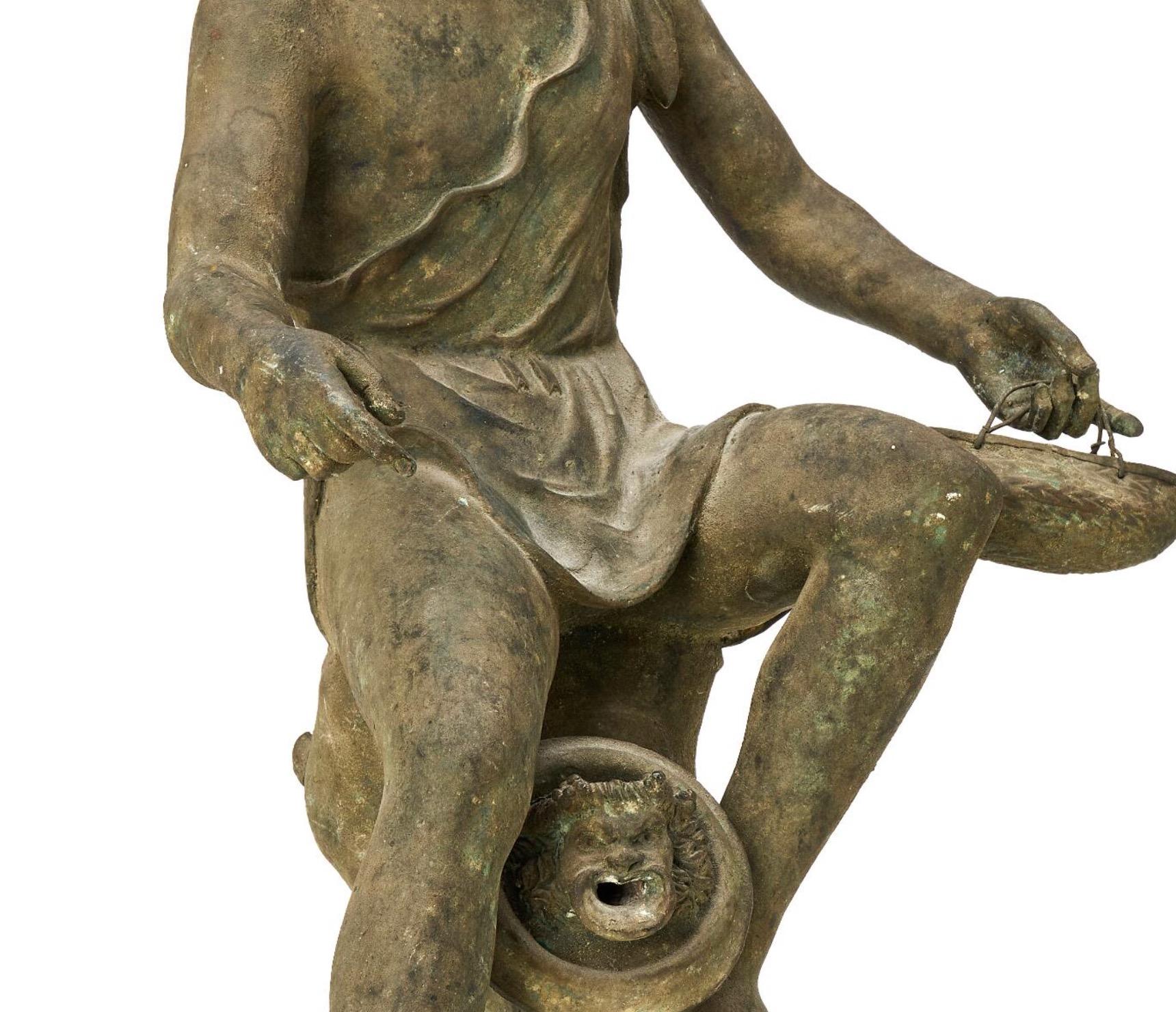 Bronzo Scultura in bronzo del Pescatore napoletano dopo l'Antico, XIX secolo in vendita