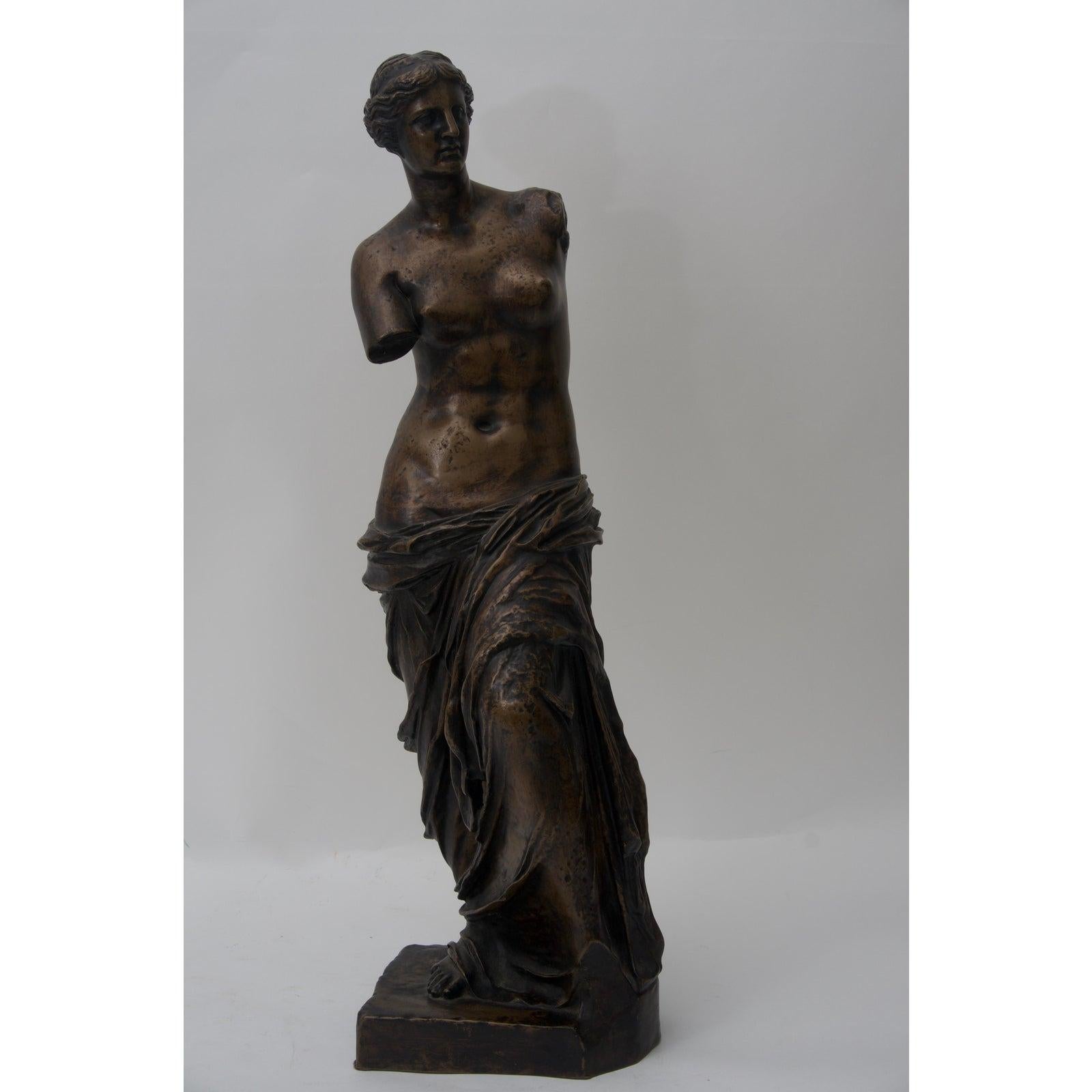 Bronzeskulptur der Venus de Milo aus Bronze von F. Barbedienne (Grand Tour) im Angebot