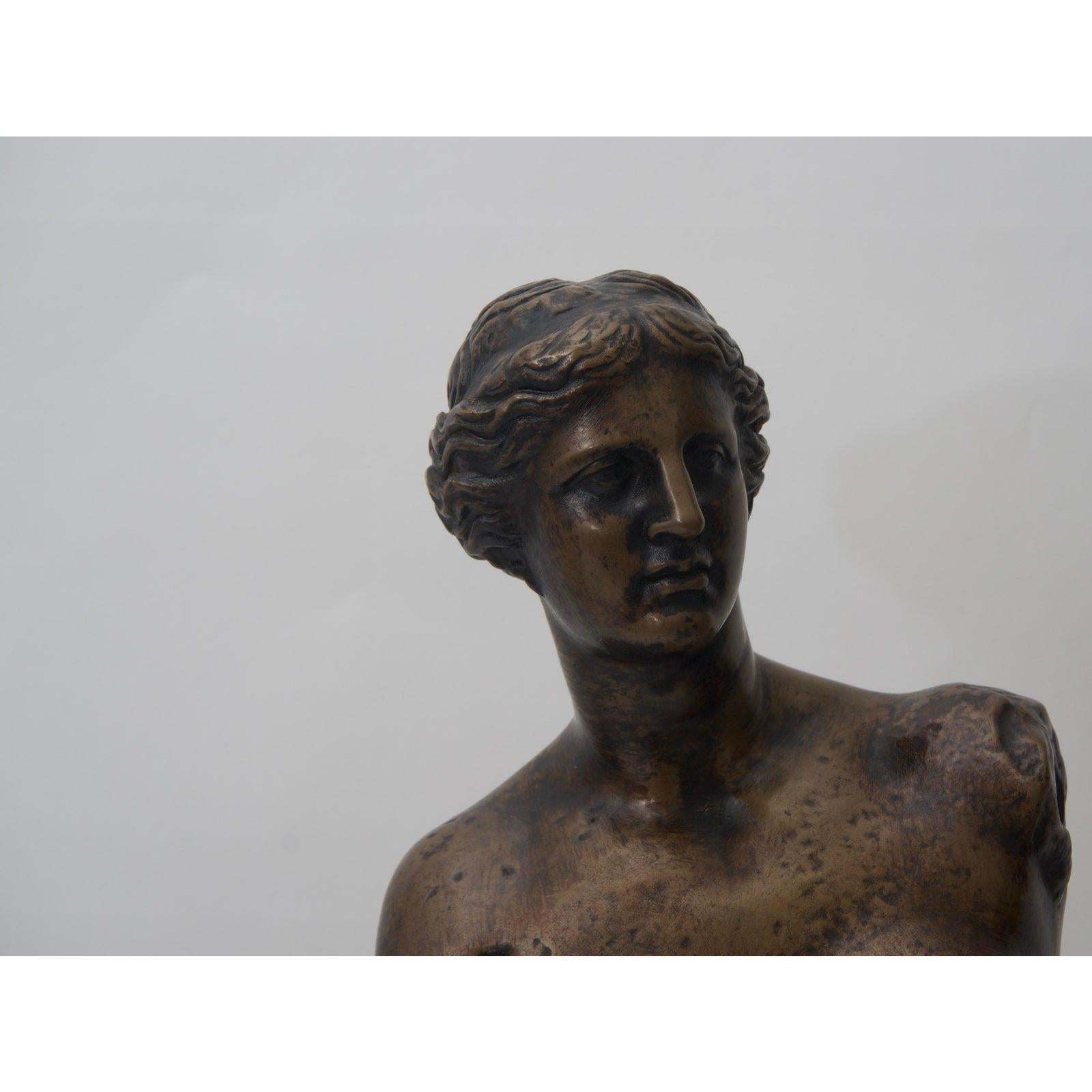 Bronzeskulptur der Venus de Milo aus Bronze von F. Barbedienne (Französisch) im Angebot