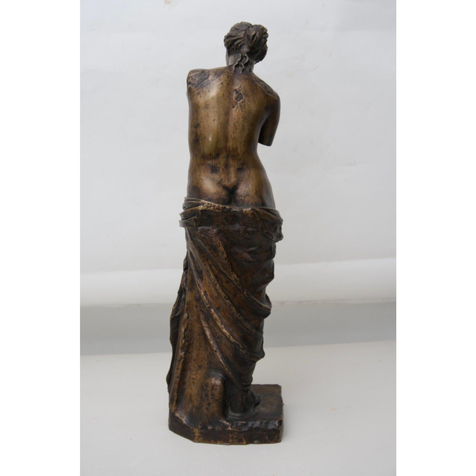 Bronzeskulptur der Venus de Milo aus Bronze von F. Barbedienne (Gegossen) im Angebot