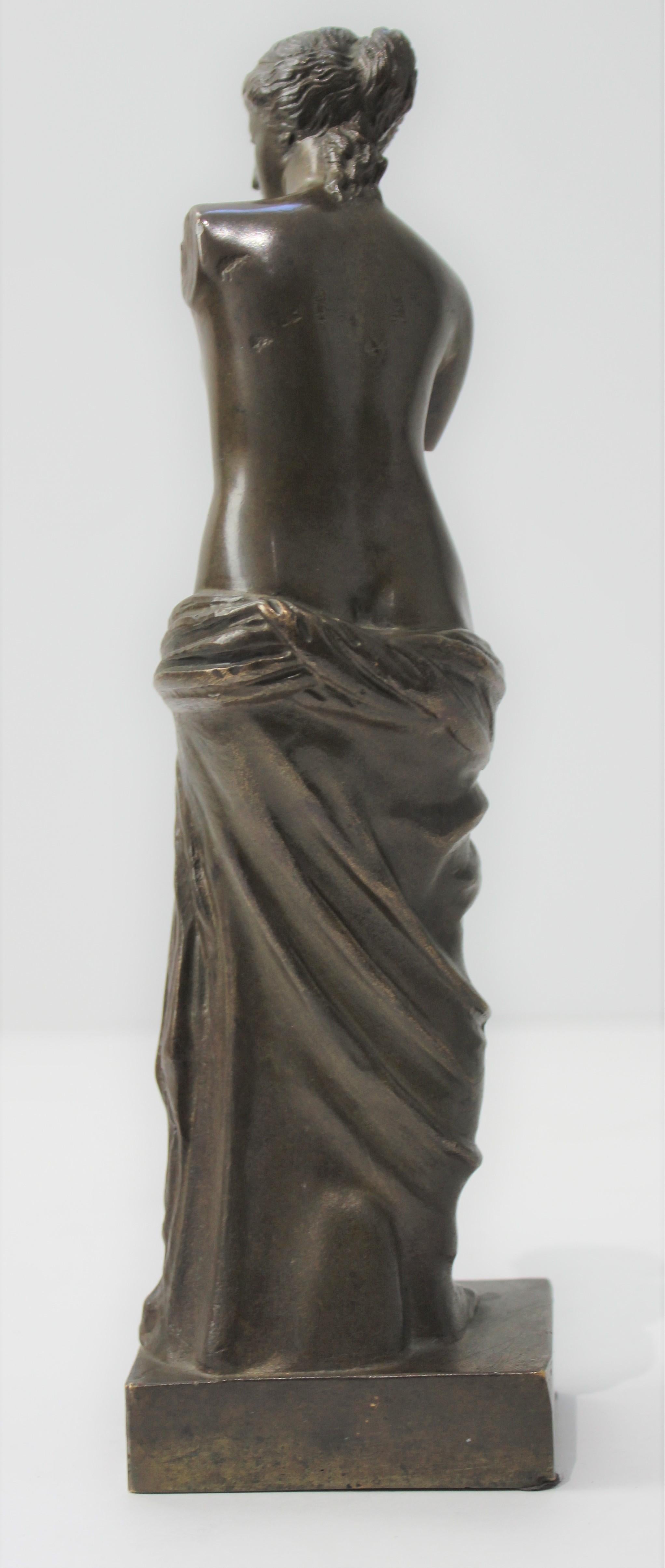 Cast Bronze Sculpture of the Venus de Milo For Sale