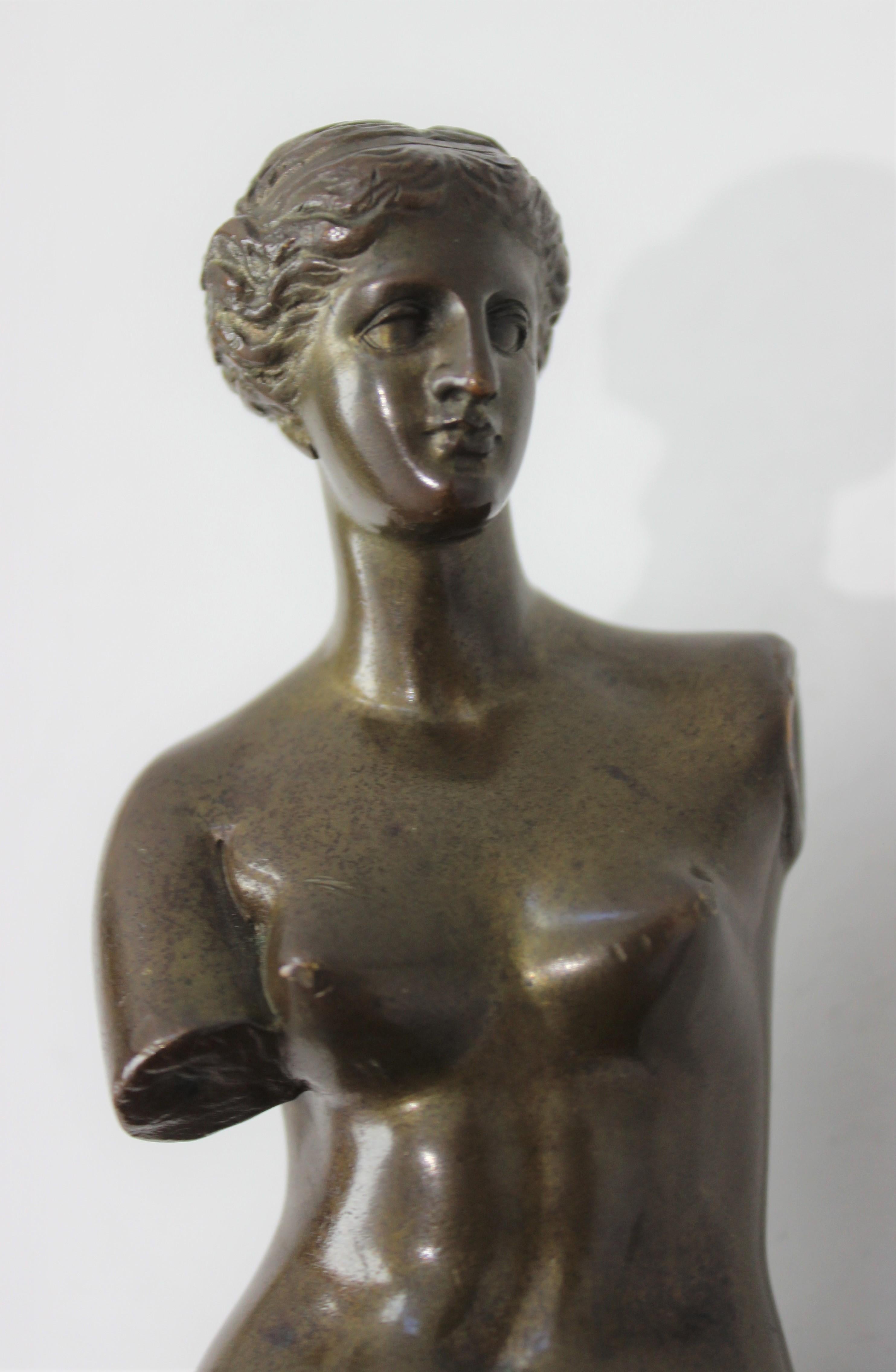 Bronze Sculpture of the Venus de Milo For Sale 2