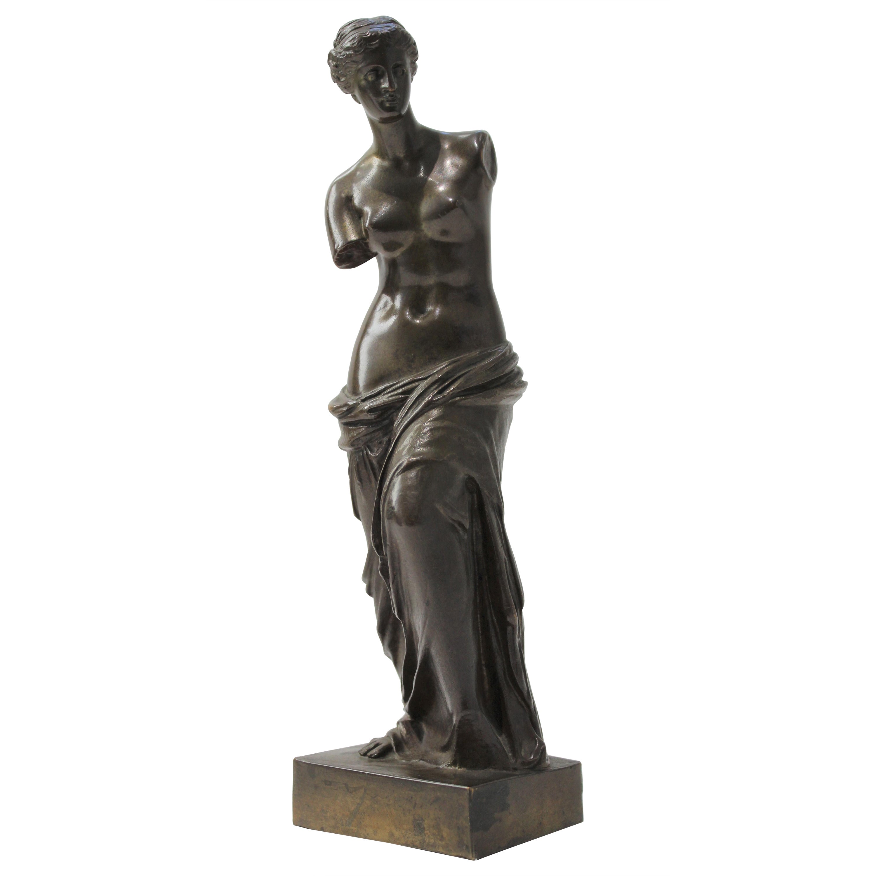Bronzeskulptur der Venus de Milo aus Bronze