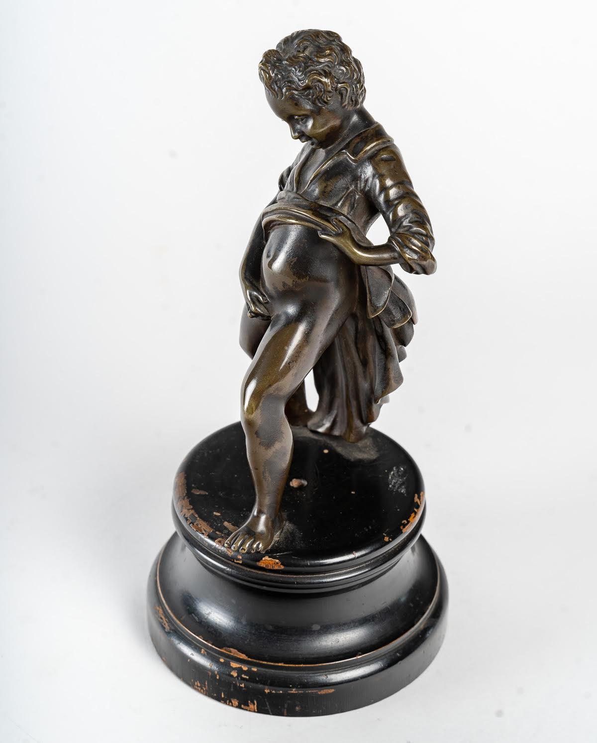Bronze Sculpture of the XIXth Century of Louis XV Style For Sale 1