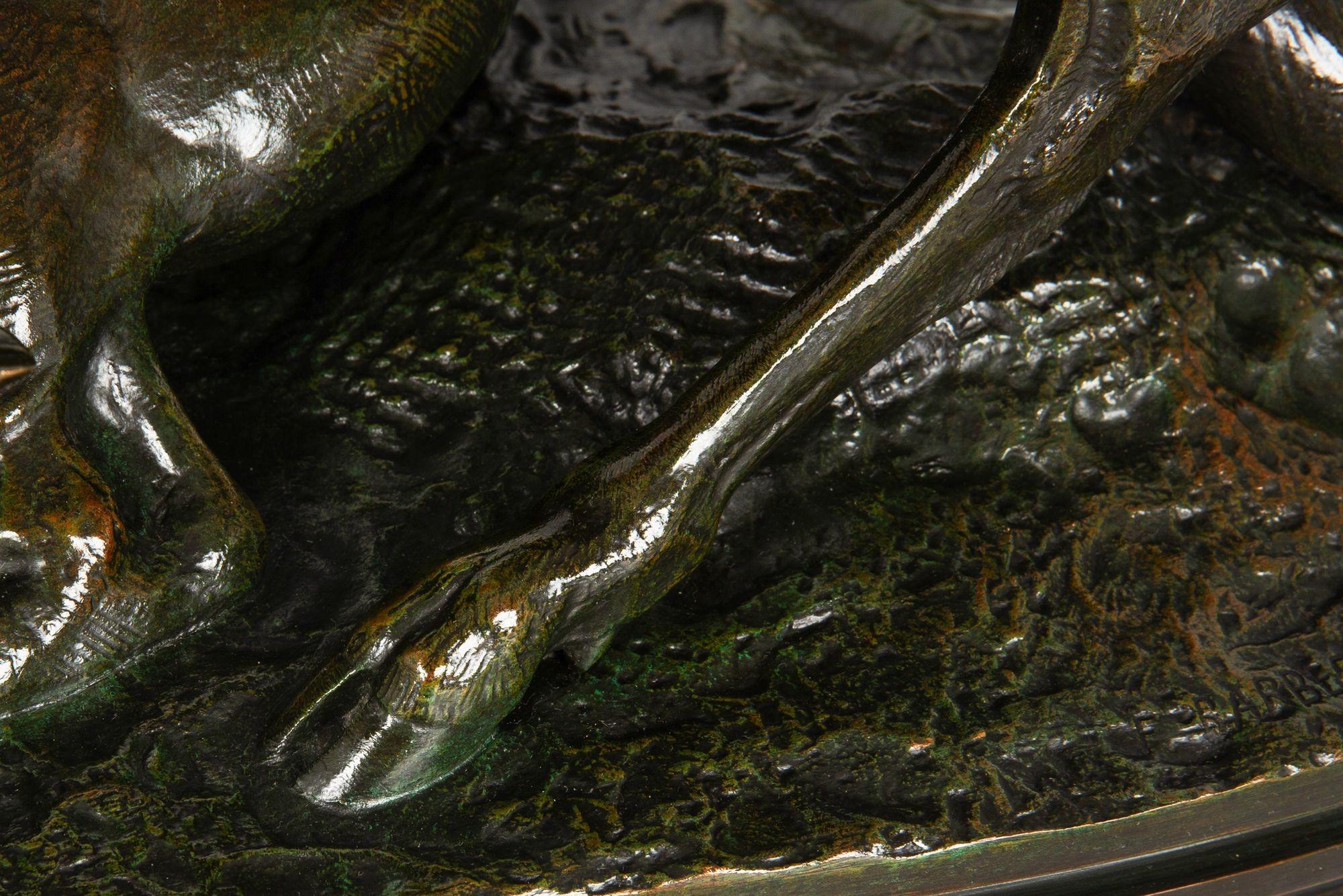Escultura de bronce 