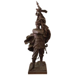 Bronze Sculpture "Patrie" by Aristide Croisy