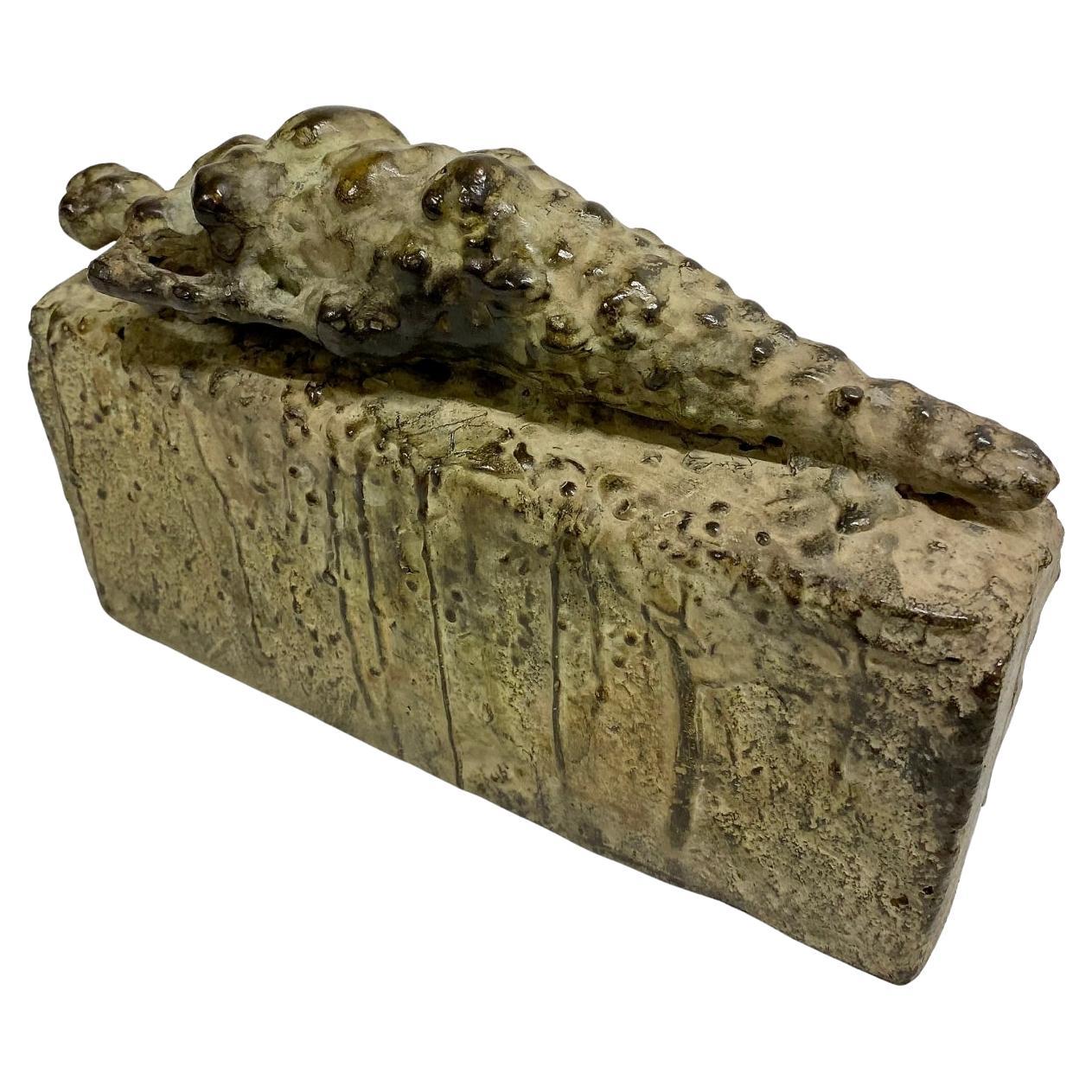 Scultura in bronzo "Petit Gisant II" di Paul de Pignol, 2014