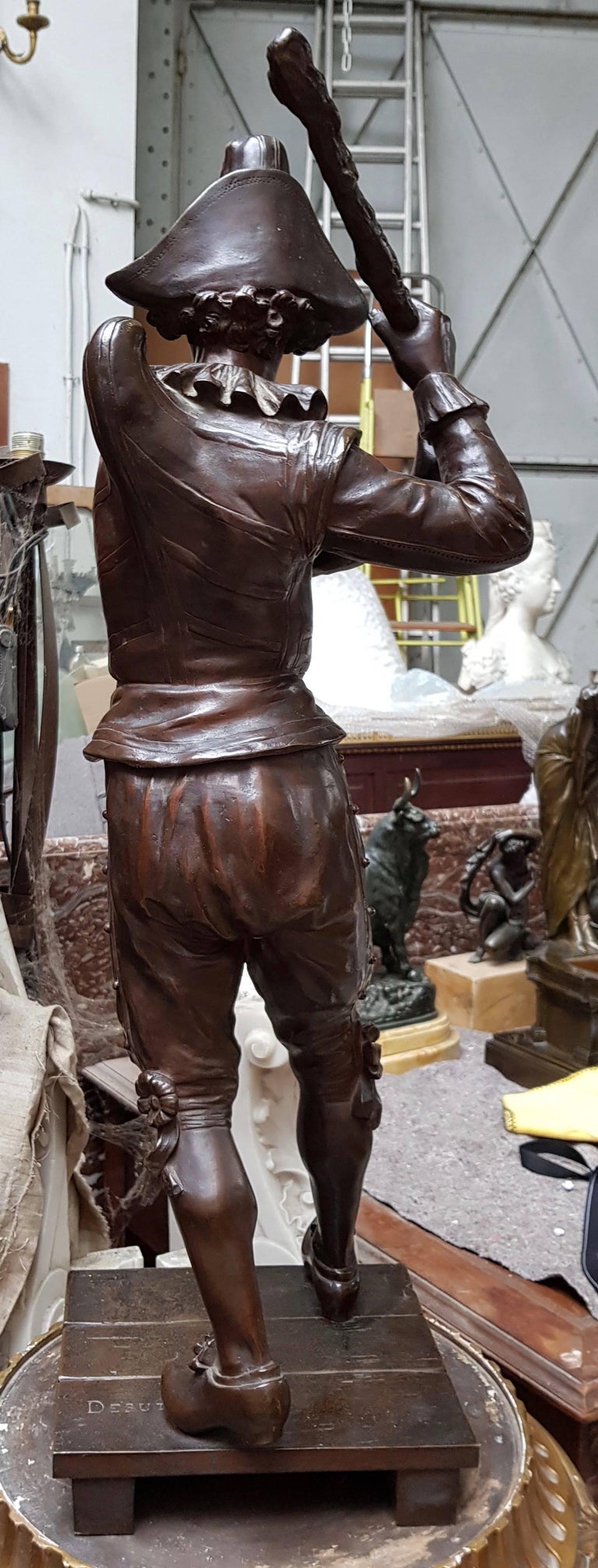 Bronze Sculpture "Polichinelle" by Marcel Debut at 1stDibs