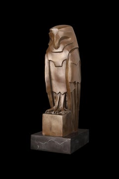 Sculpture en bronze "Rapace" par Milo