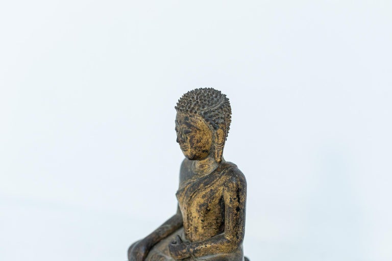 Bronze Sculpture Rattanakosin Thai Depicting a Buddha For Sale 6