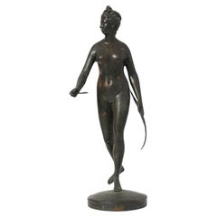 Bronze sculpture representing Diana the huntress, XXth c.